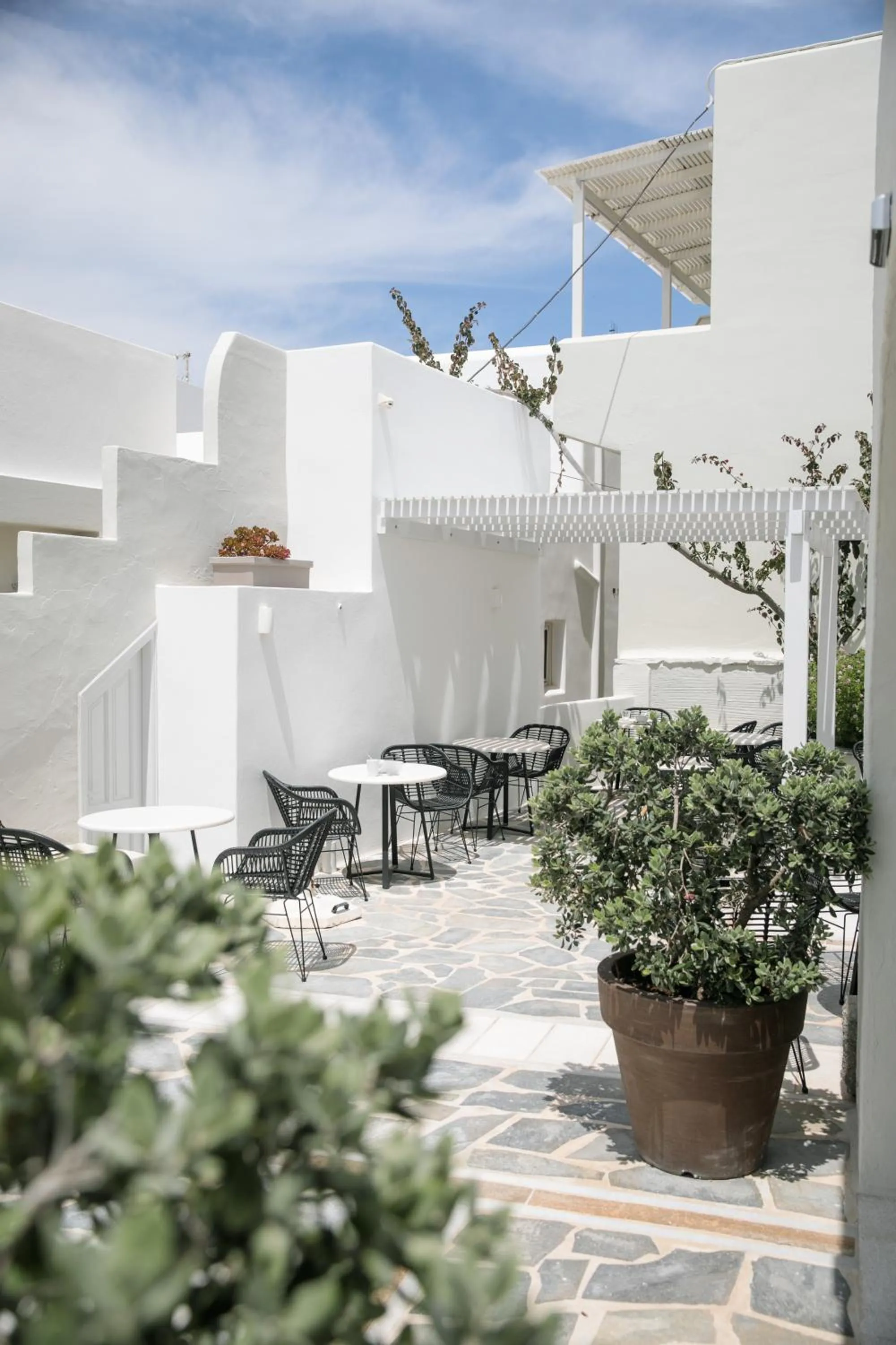 Property building in Iria Beach Art Hotel