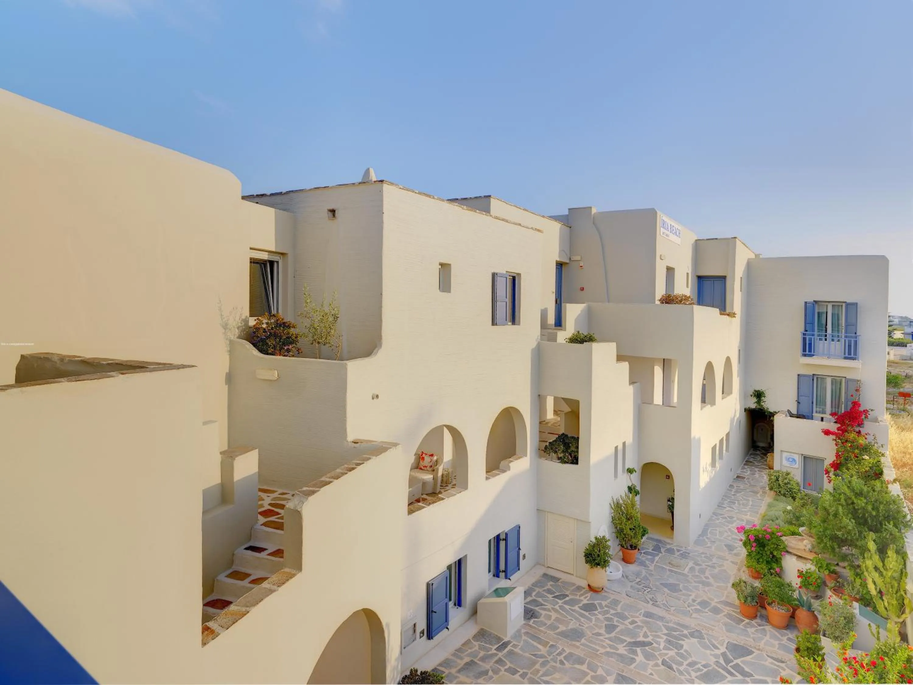 Bird's eye view in Iria Beach Art Hotel