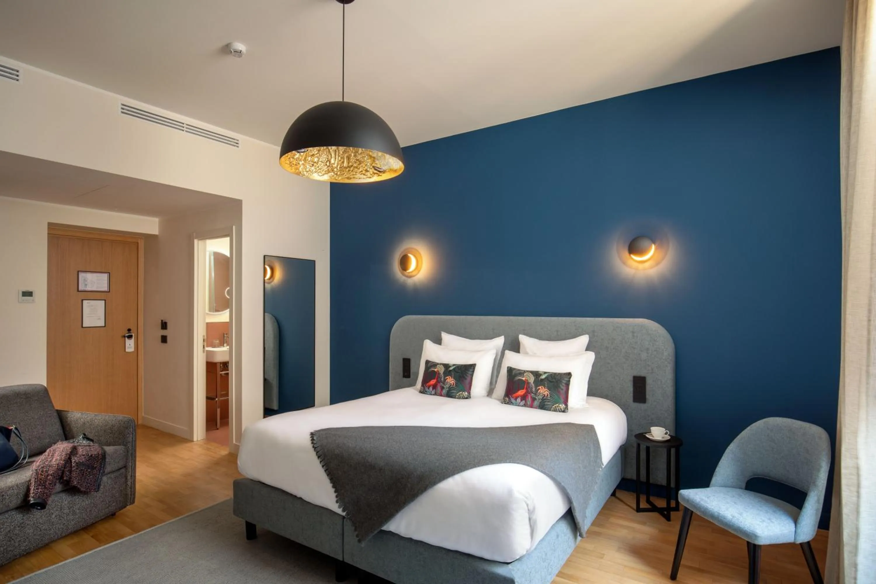 Bed in 9Hotel Cesari