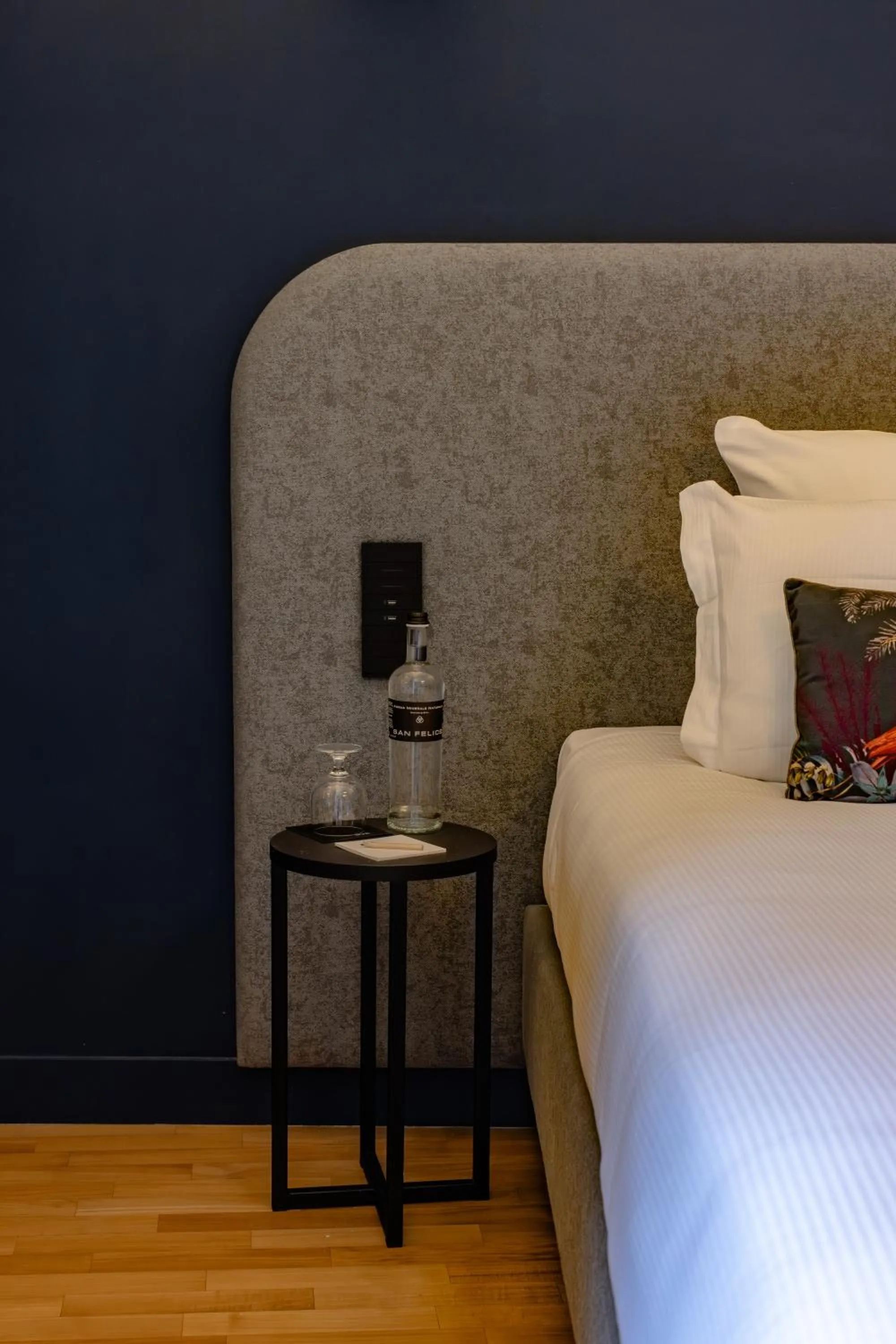 Bed in 9Hotel Cesari