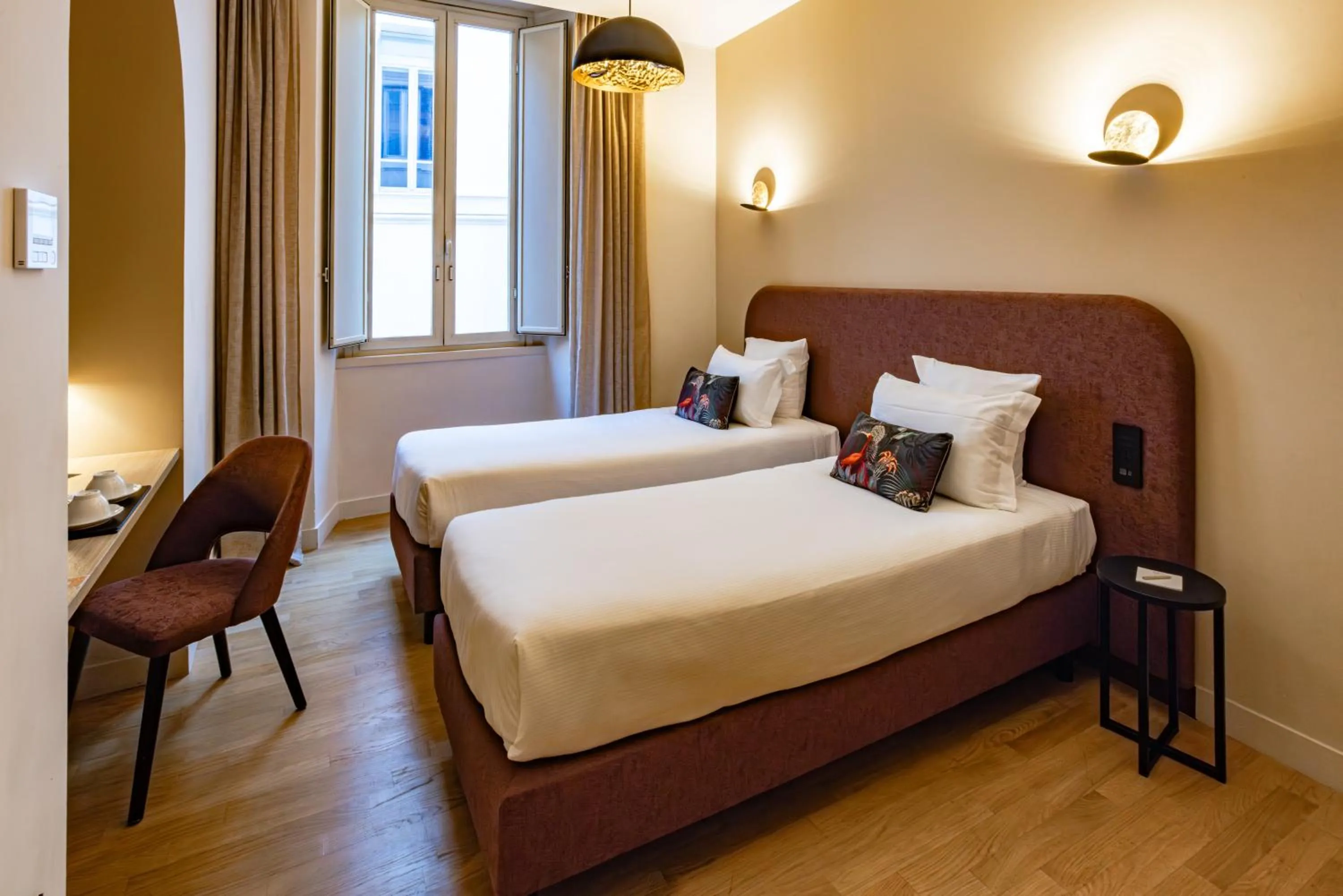 Bed in 9Hotel Cesari