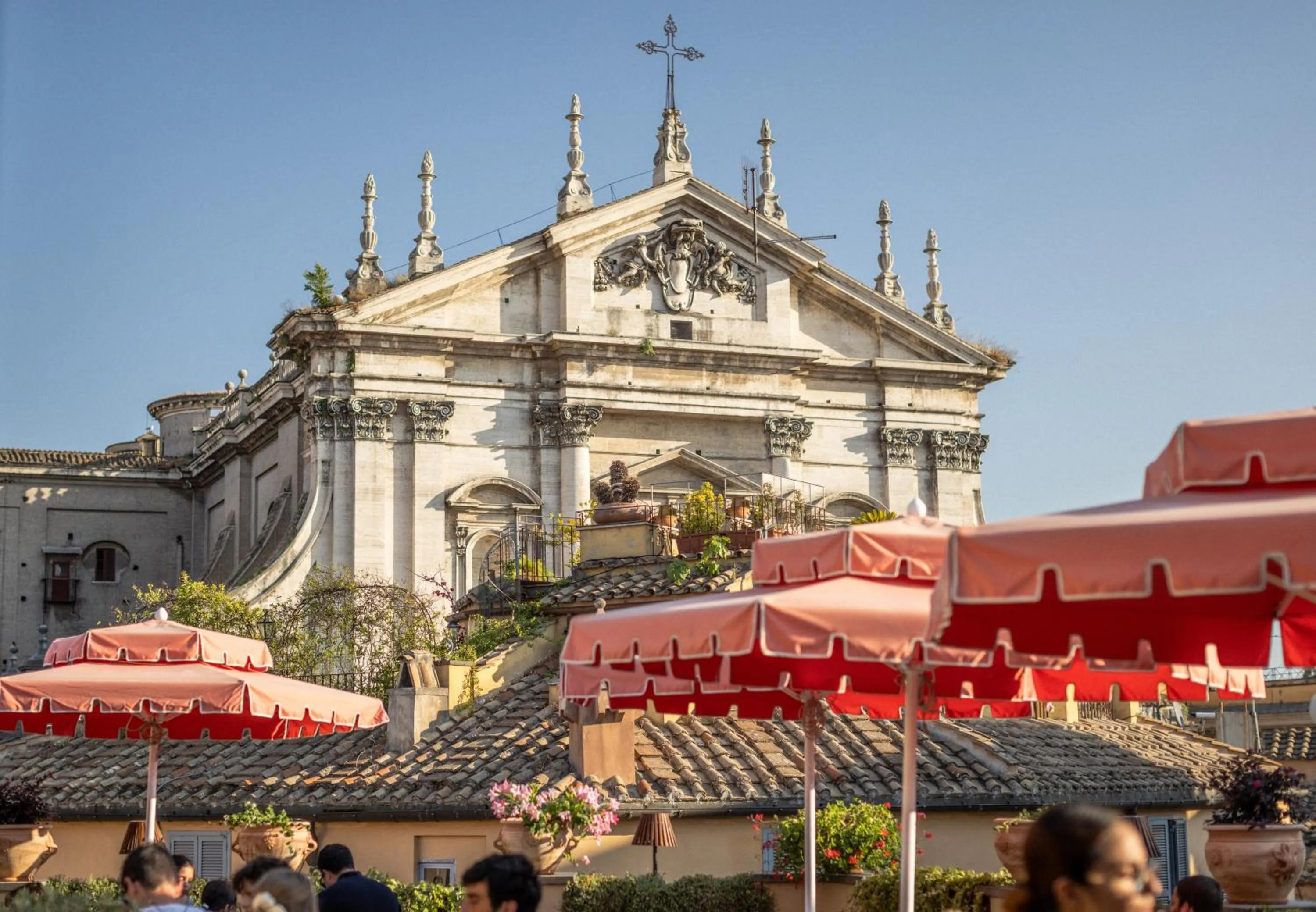 Patio in 9Hotel Cesari