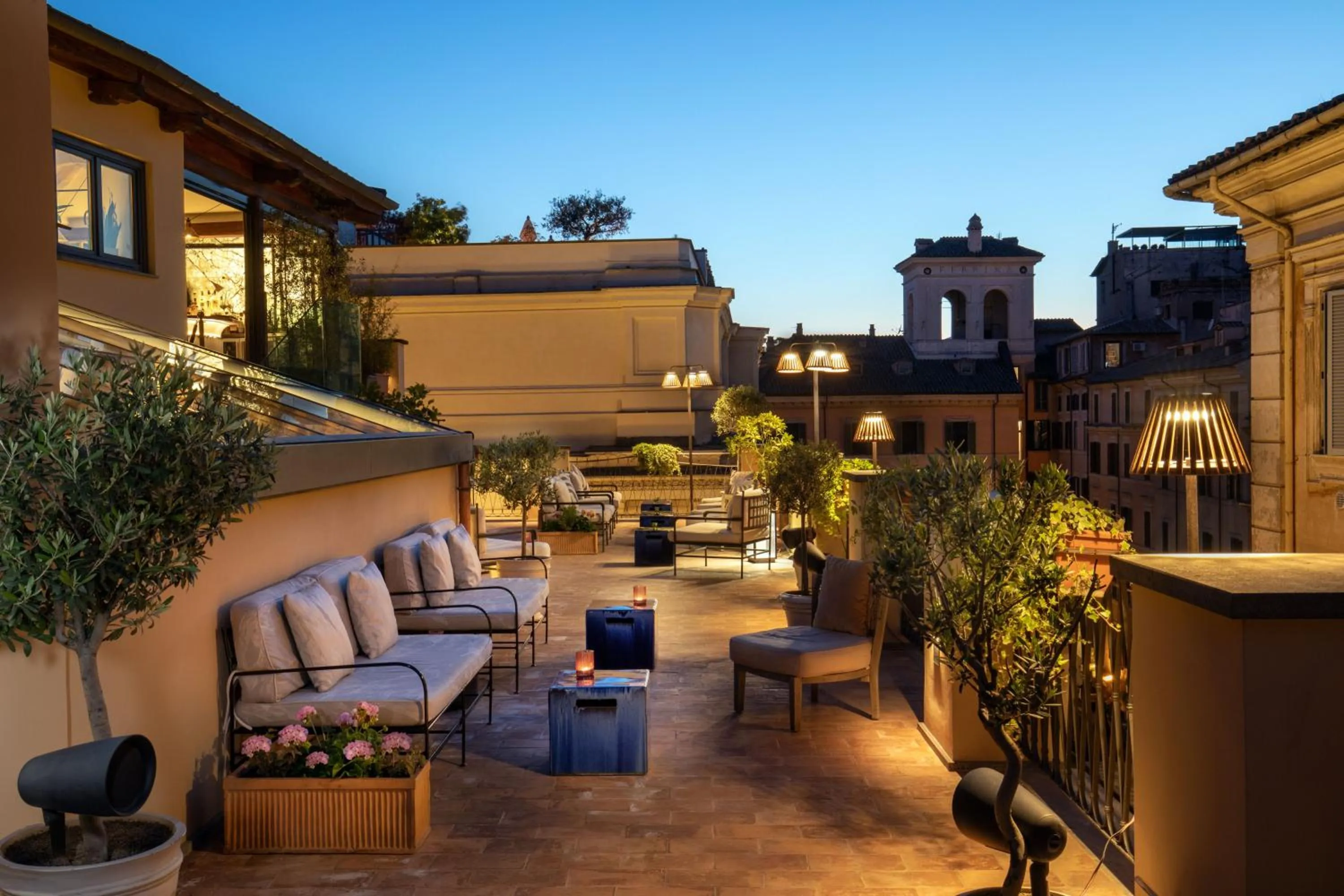 Patio in 9Hotel Cesari