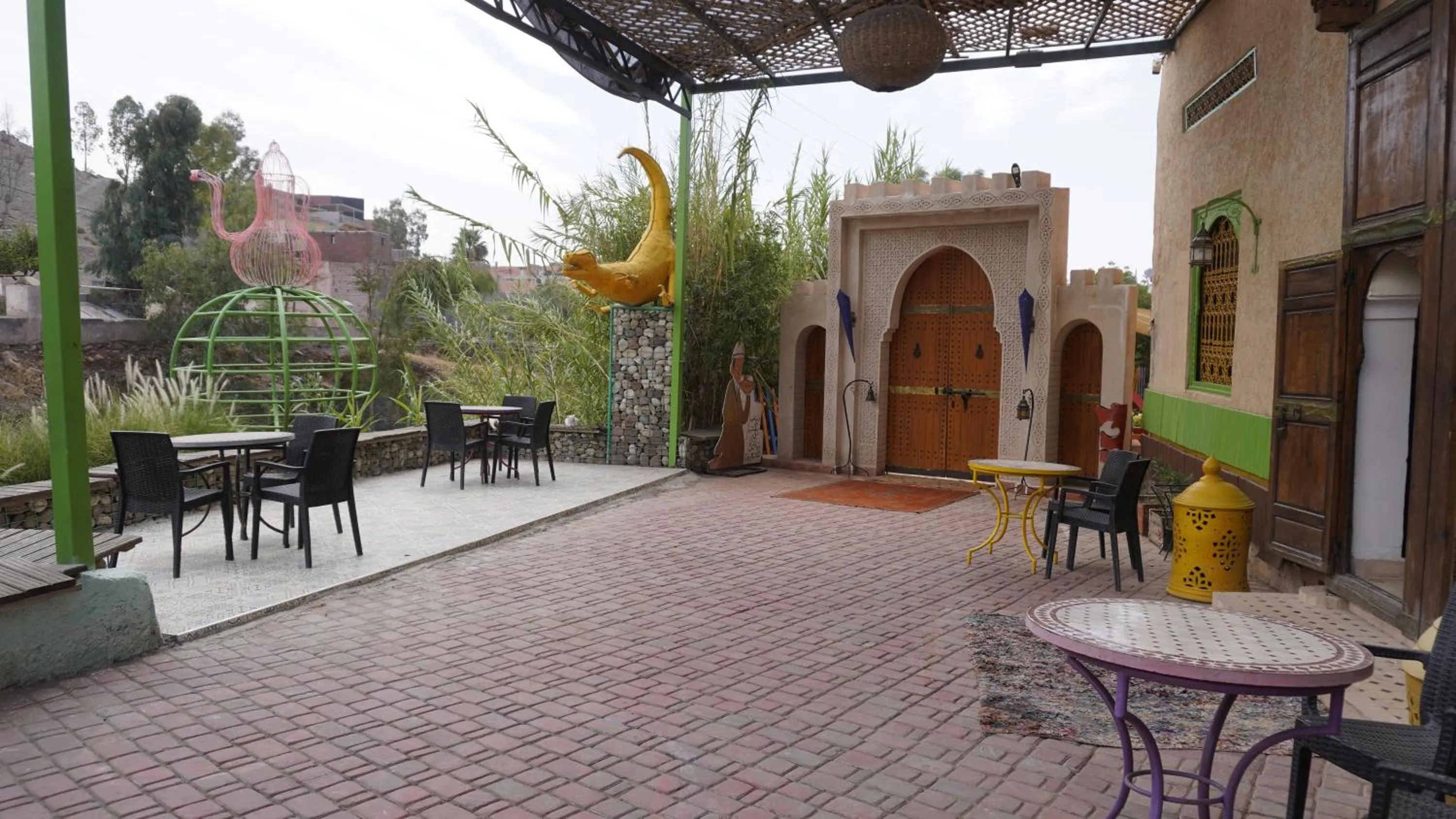 Balcony/Terrace in Riad Saida Atlas
