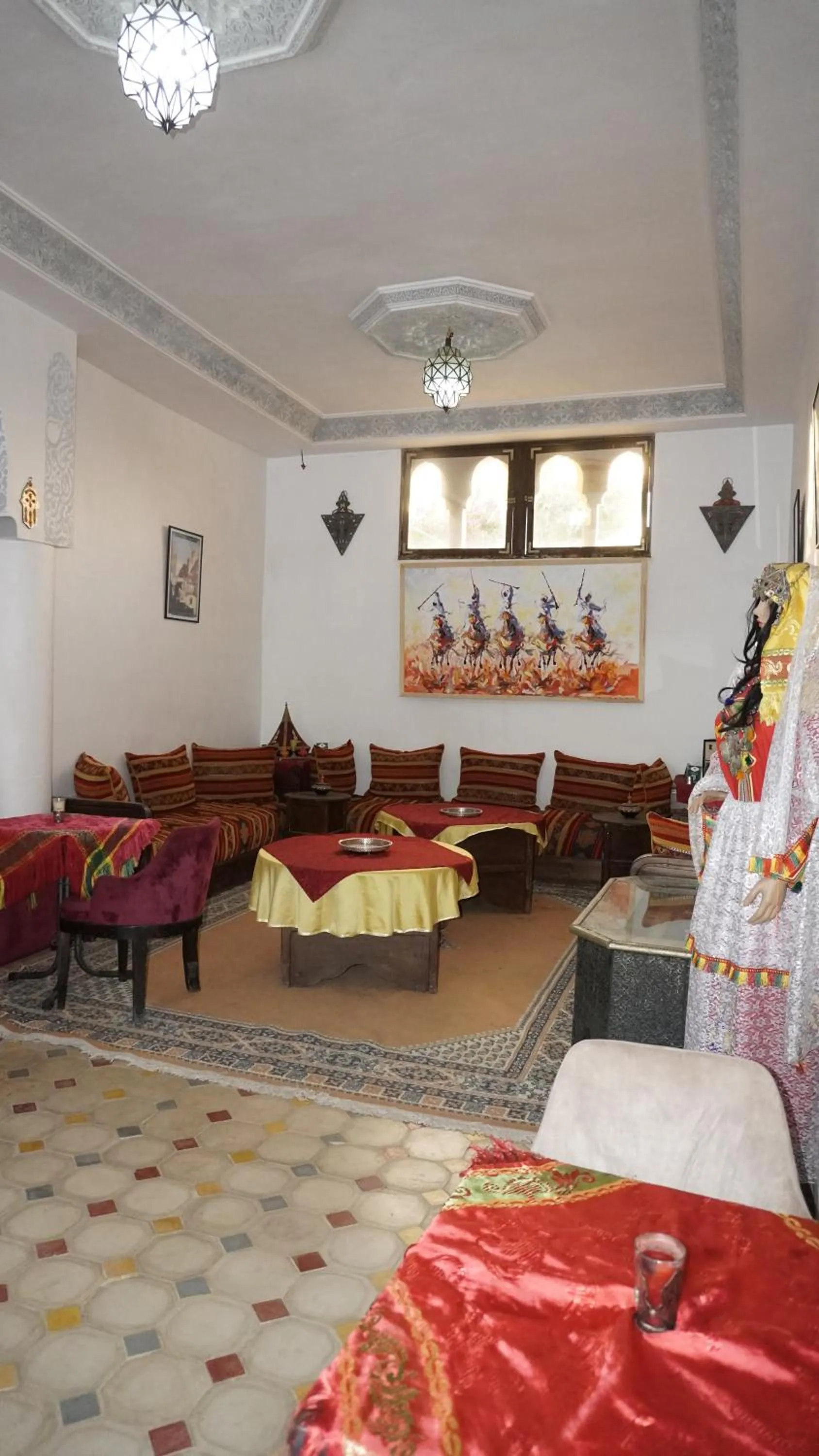 Living room in Riad Saida Atlas