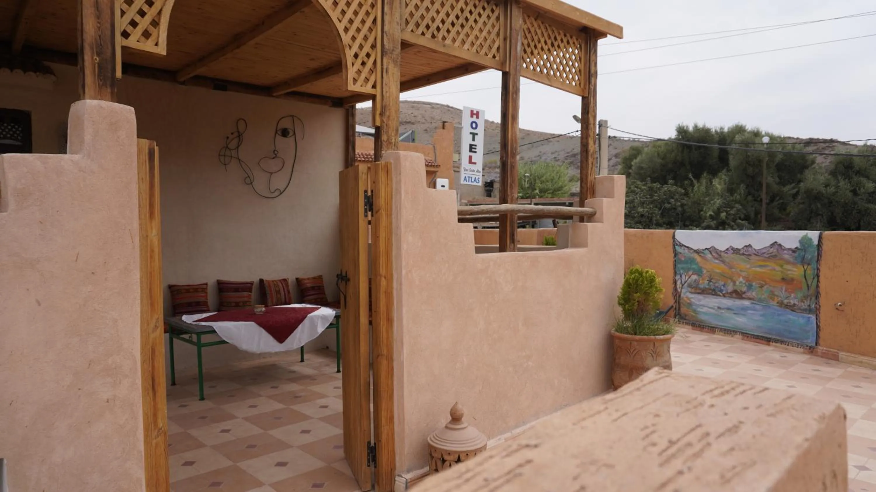 Balcony/Terrace in Riad Saida Atlas