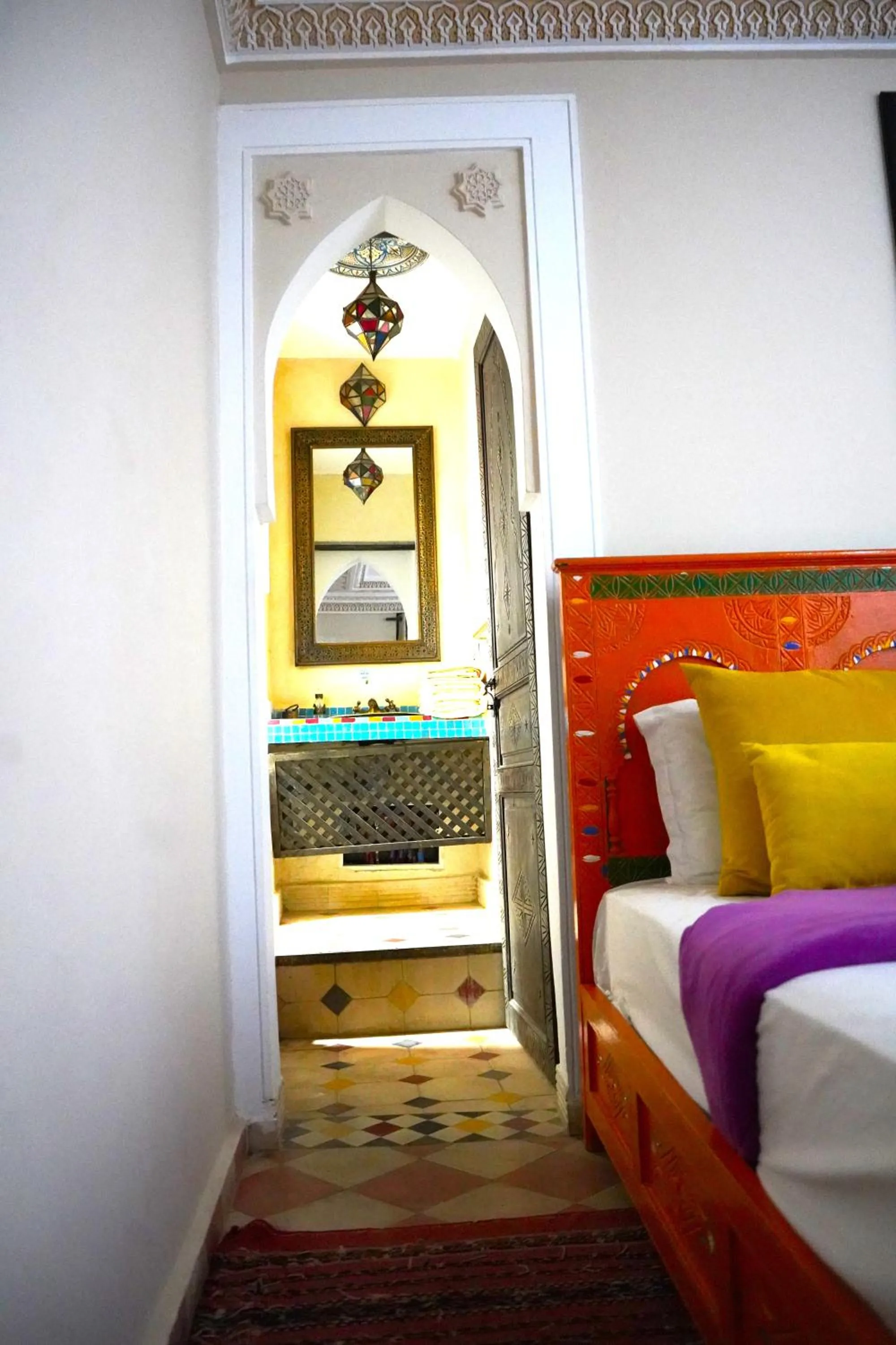 Property building, Bed in Riad Saida Atlas