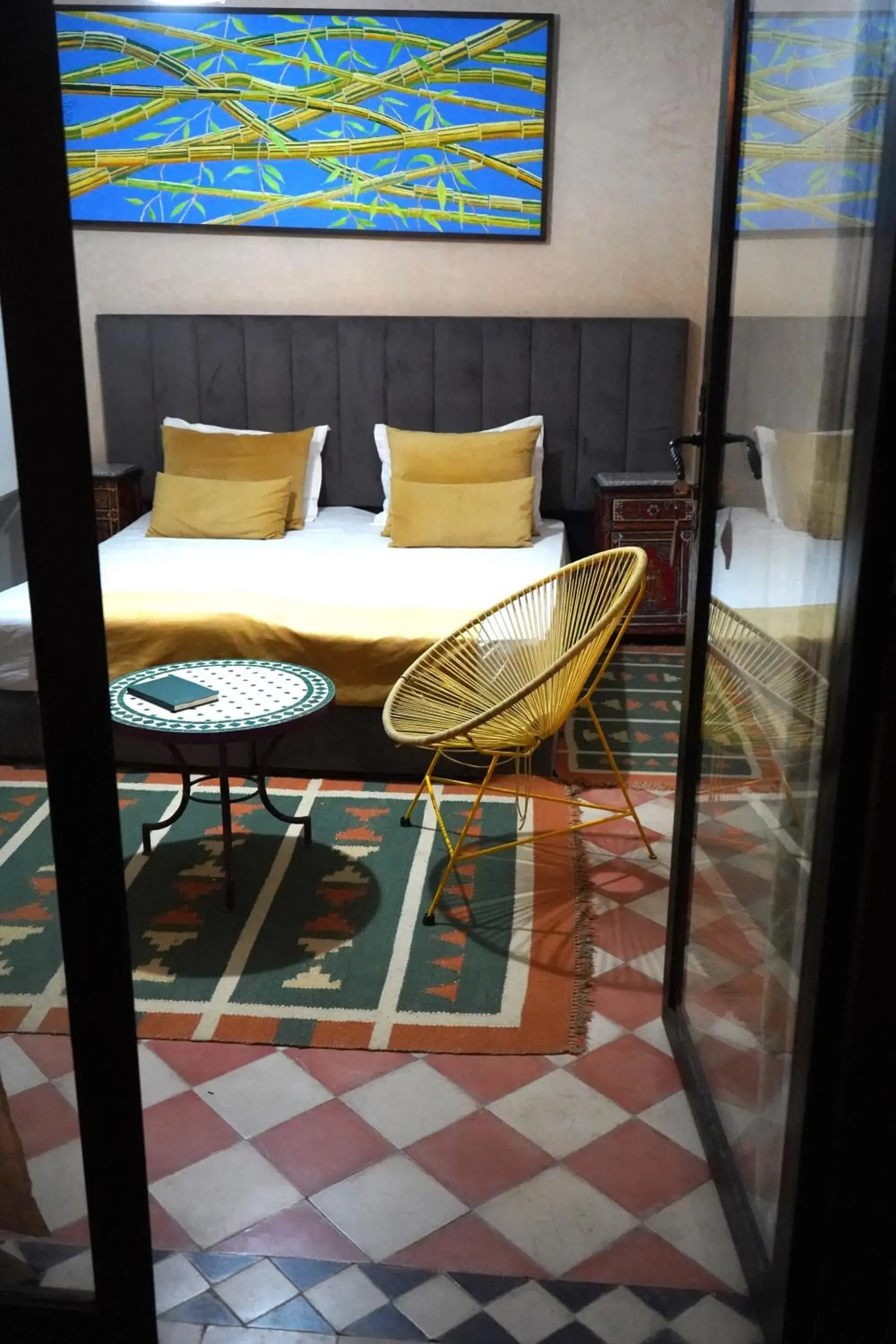 Deluxe Twin Room in Riad Saida Atlas Deluxe Twin Room in Riad Saida Atlas