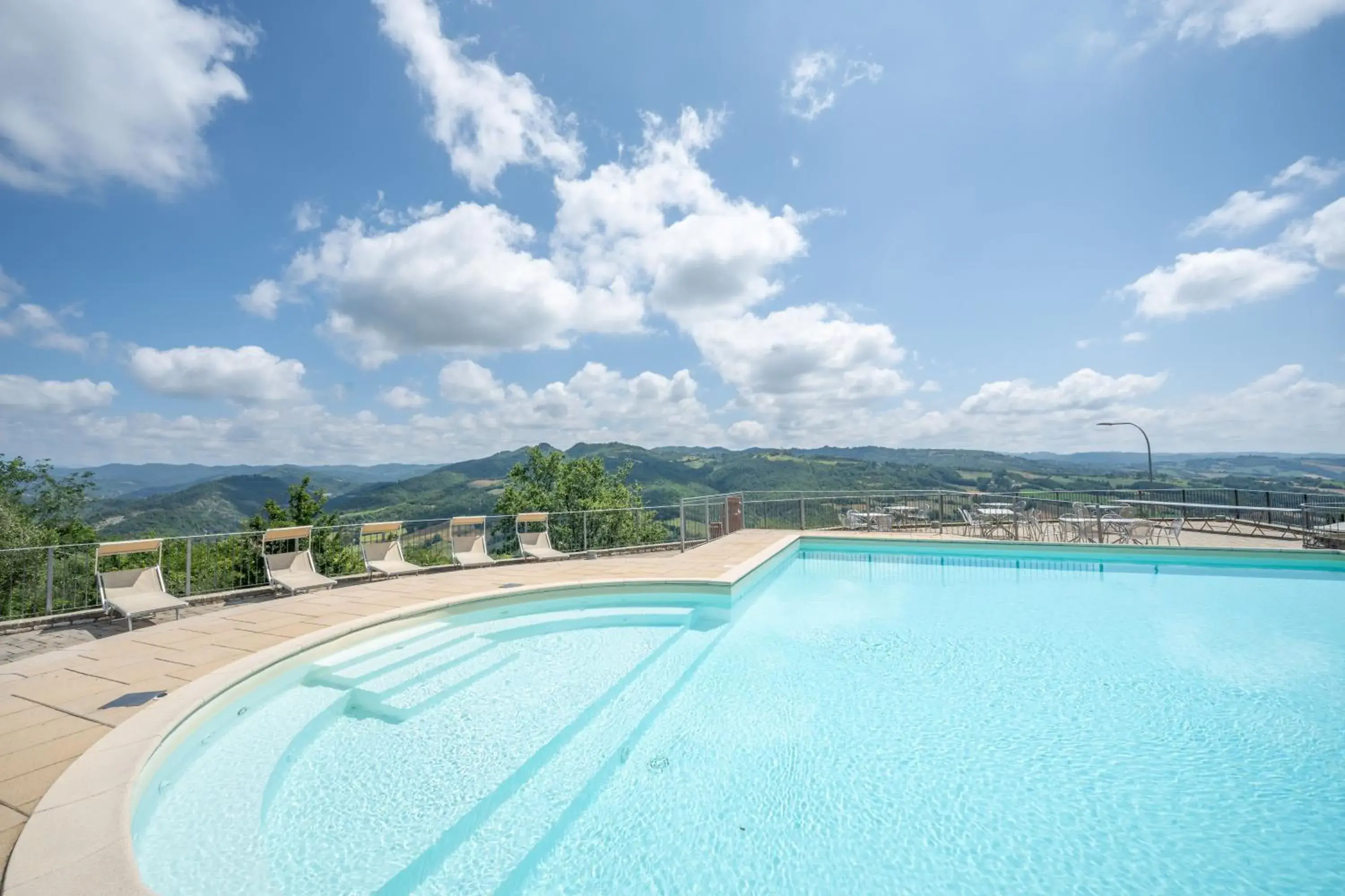 Pool view in Fortebraccio Pool view in Fortebraccio