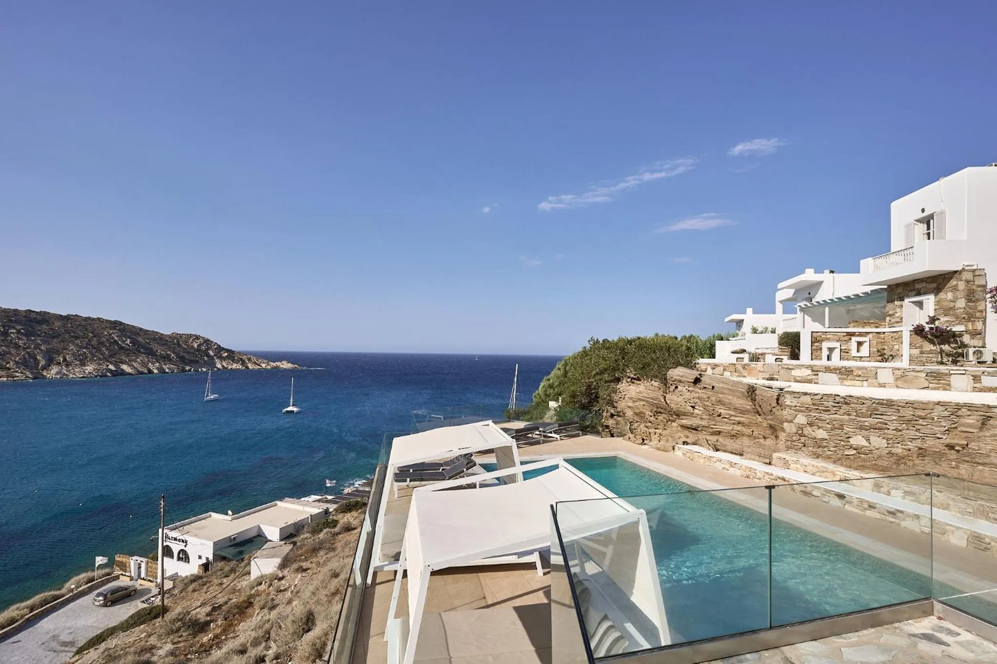 Pool view in Ios Palace Hotel & Spa