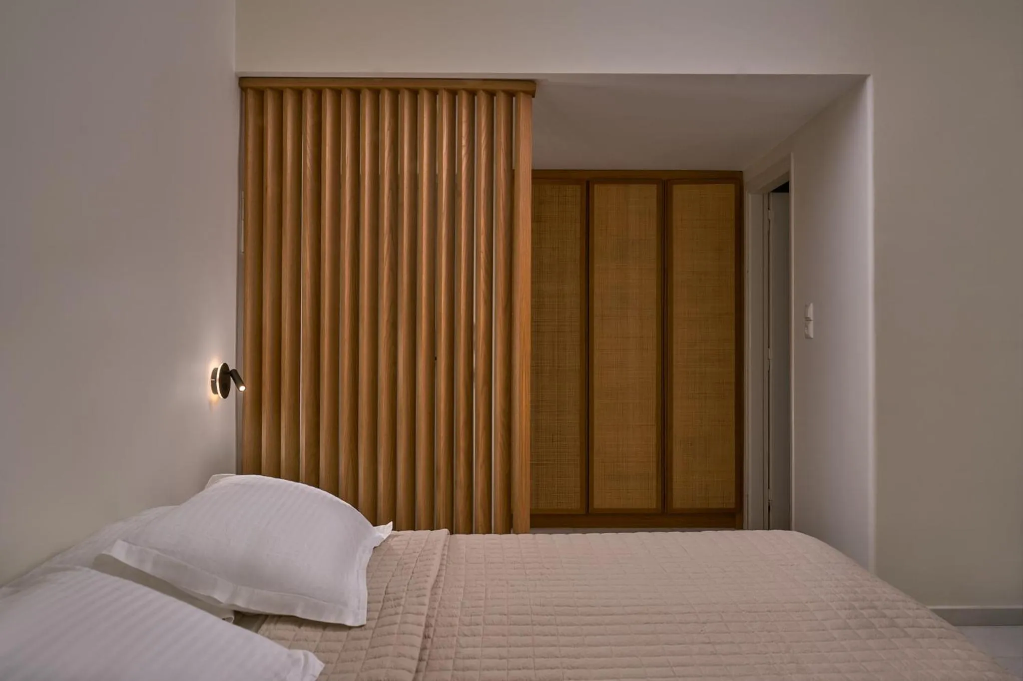 Bed in Ios Palace Hotel & Spa