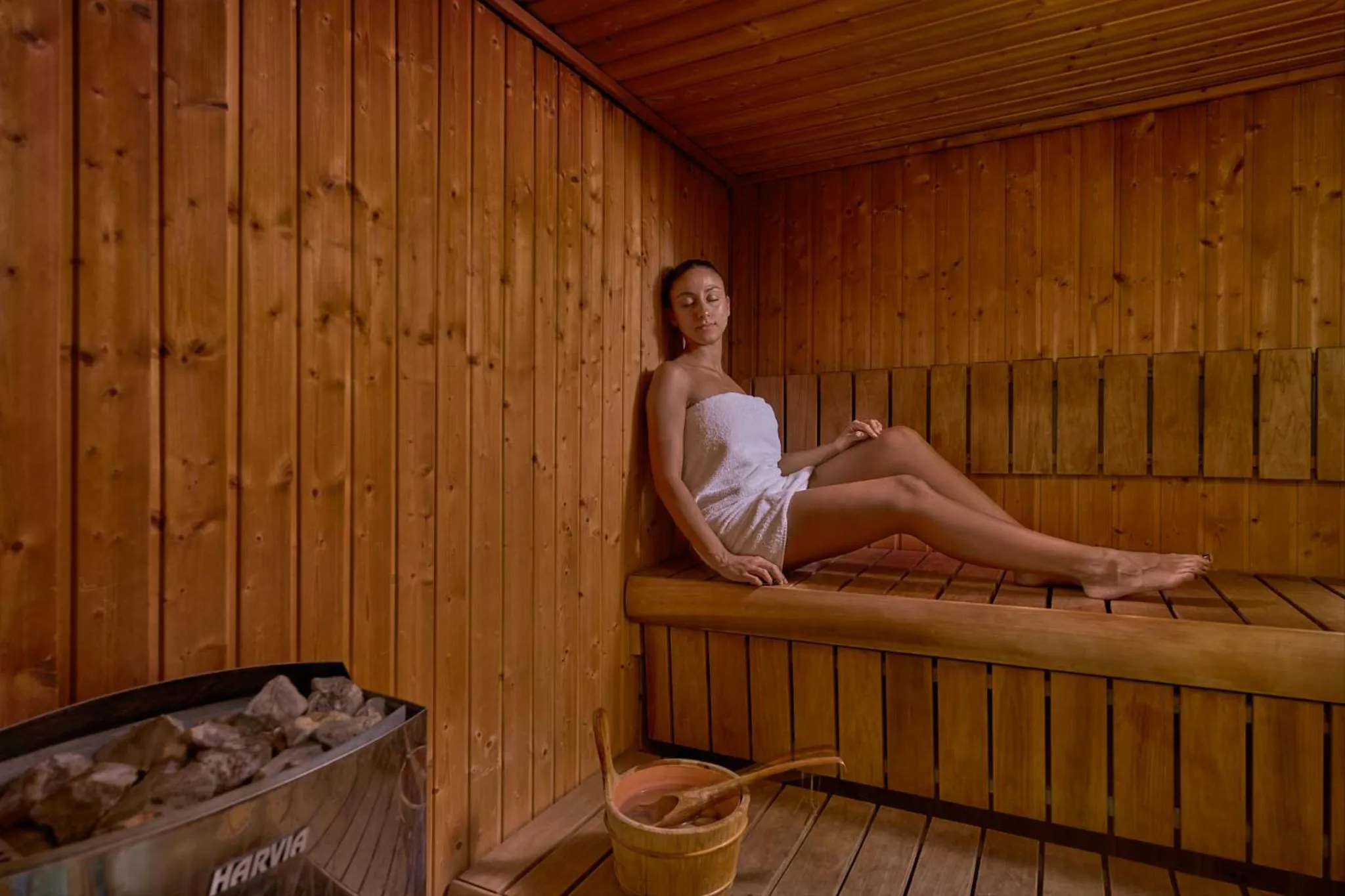 Sauna in Ios Palace Hotel & Spa