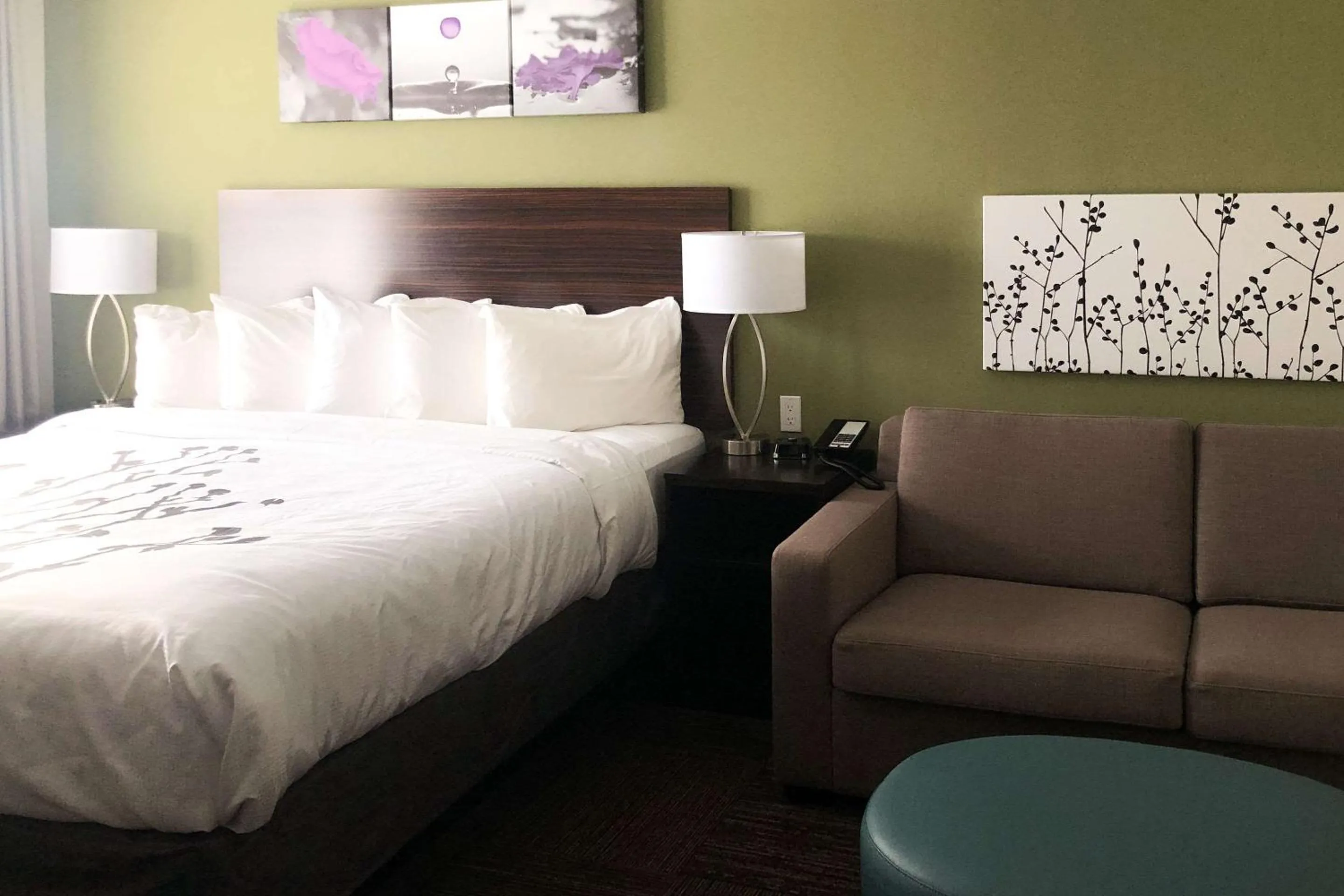 Photo of the whole room, Bed in Sleep Inn & Suites Quebec City East