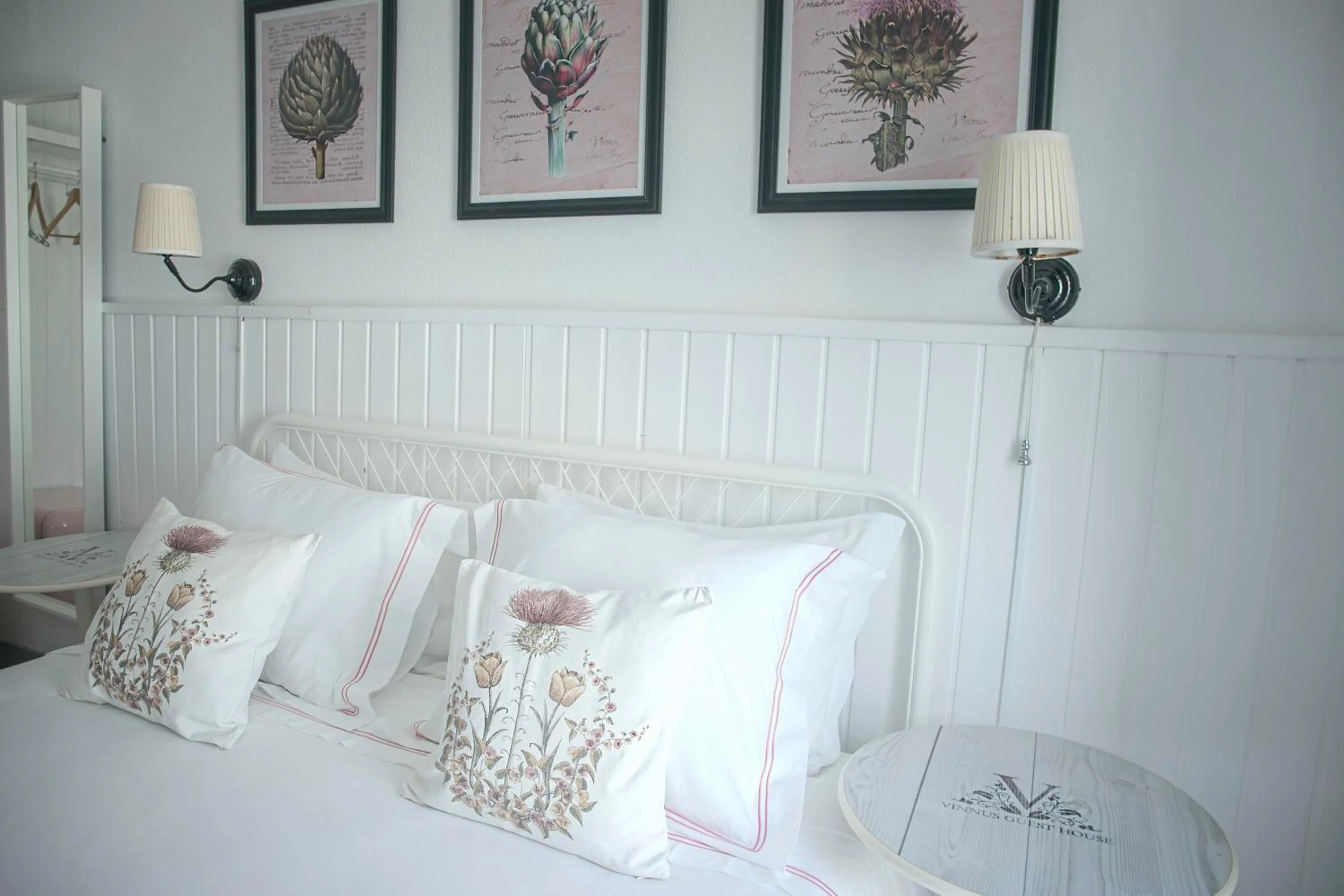 Bed in Vinnus Guesthouse