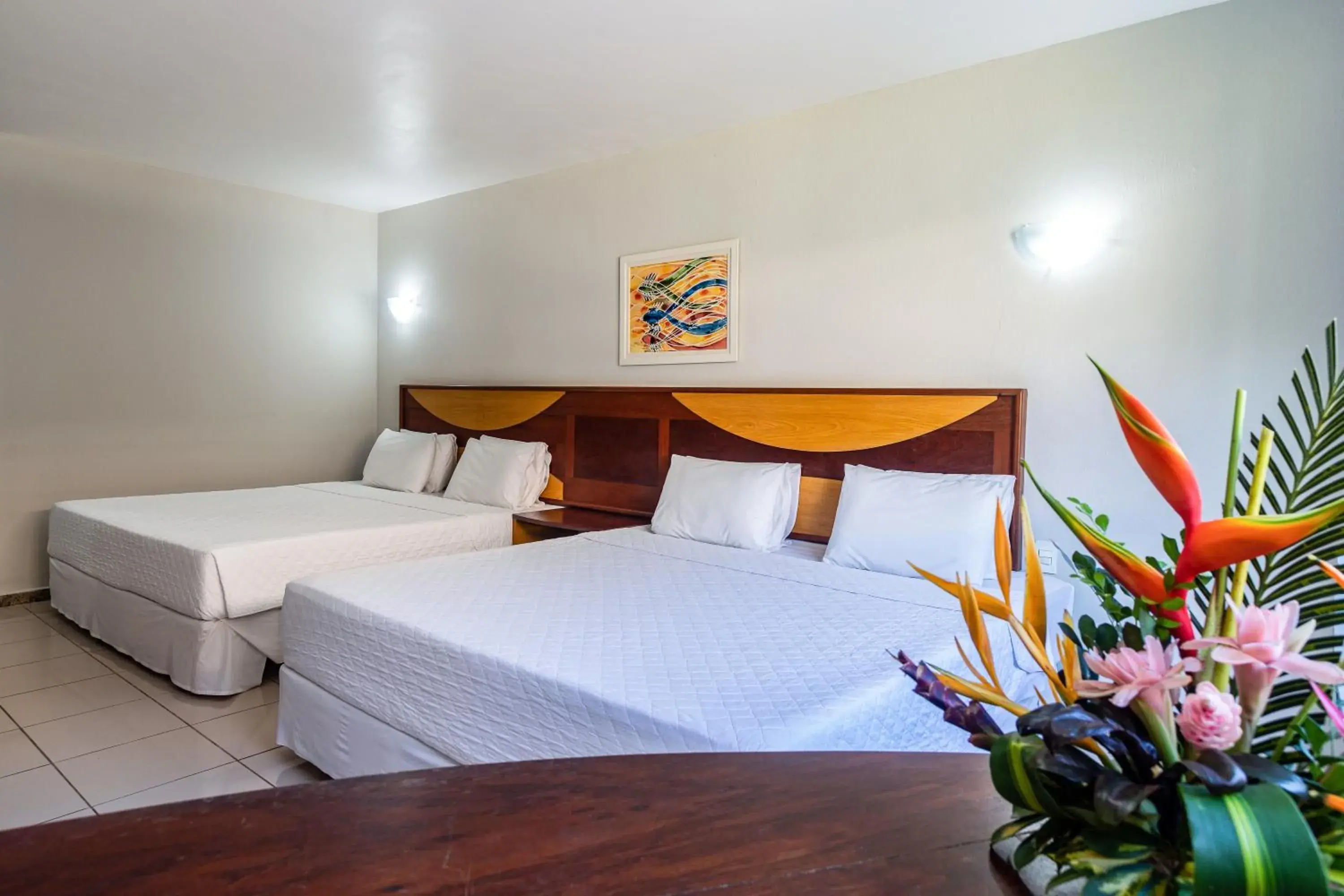 Bed in Nauticomar Resort All Inclusive & Beach Club Bed in Nauticomar Resort All Inclusive & Beach Club