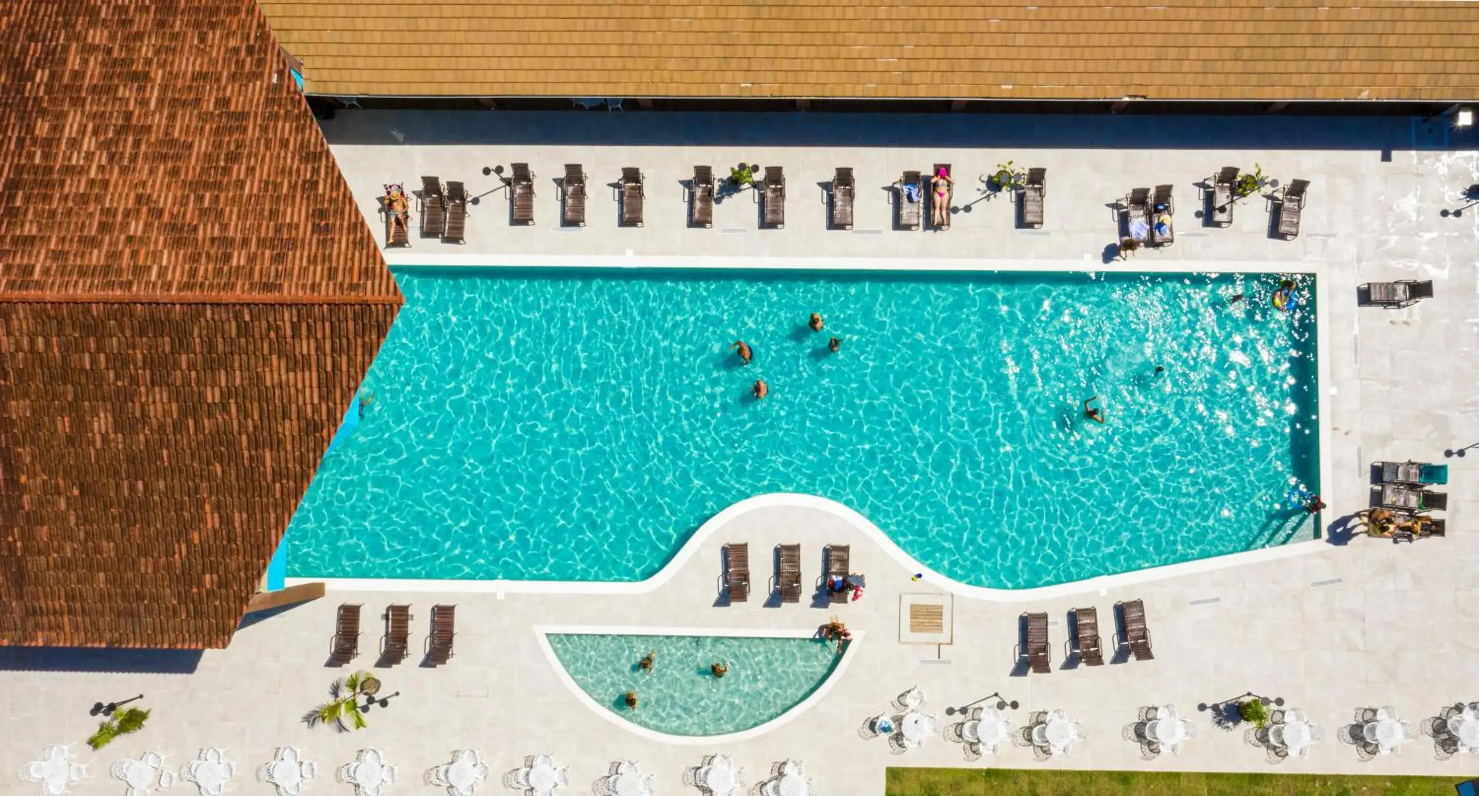 Pool view in Nauticomar Resort All Inclusive & Beach Club Pool view in Nauticomar Resort All Inclusive & Beach Club