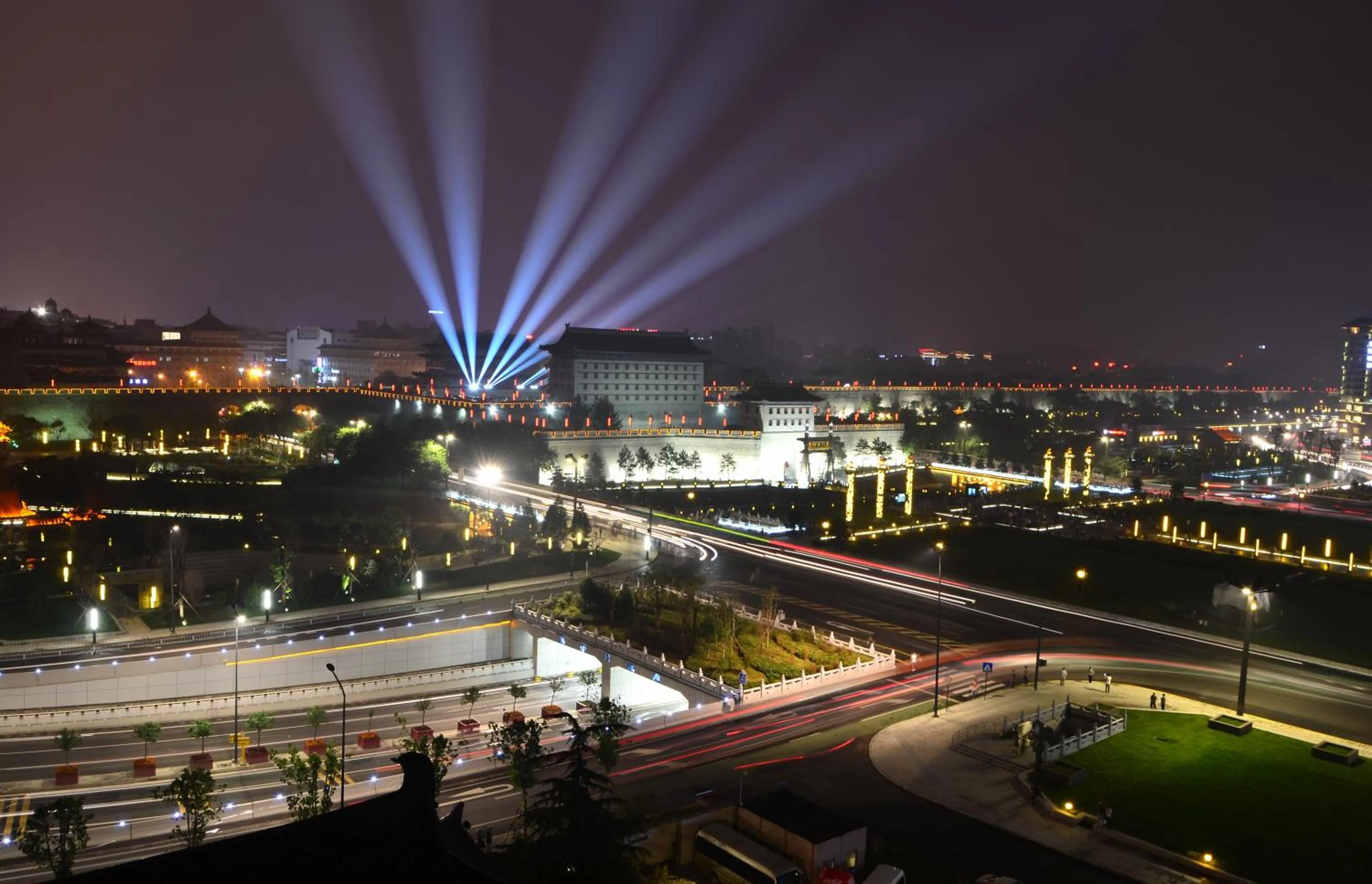 View (from property/room) in Xi'an Dajing Castle Hotel Bell Tower & YONGNING Gate