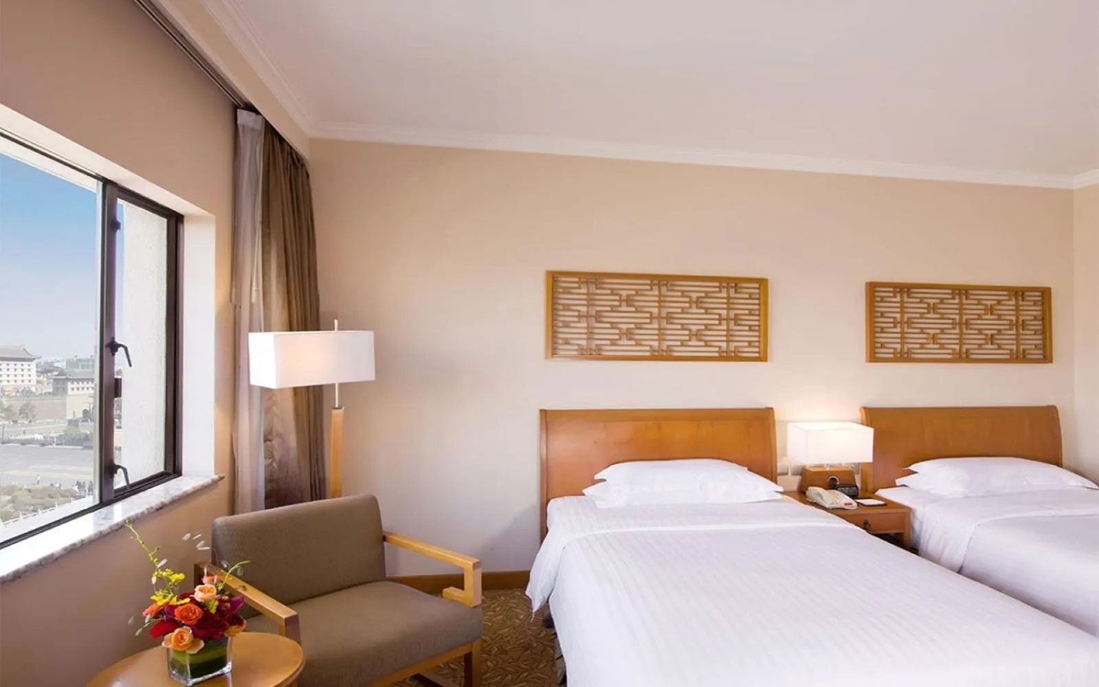 Property logo or sign, Bed in Xi'an Dajing Castle Hotel Bell Tower & YONGNING Gate