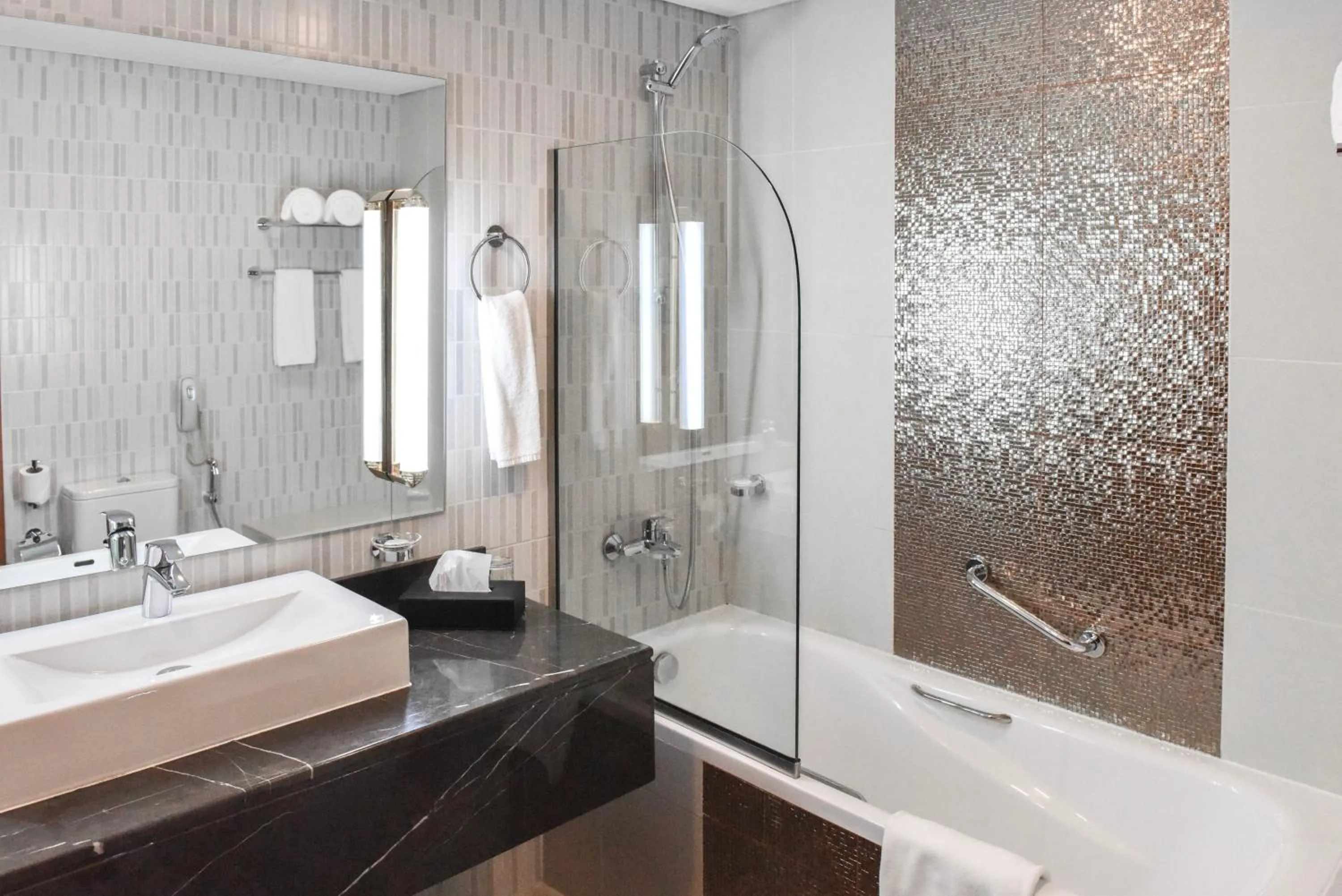 Shower in Vision Imperial Hotel Formerly Excelsior Hotel Downtown