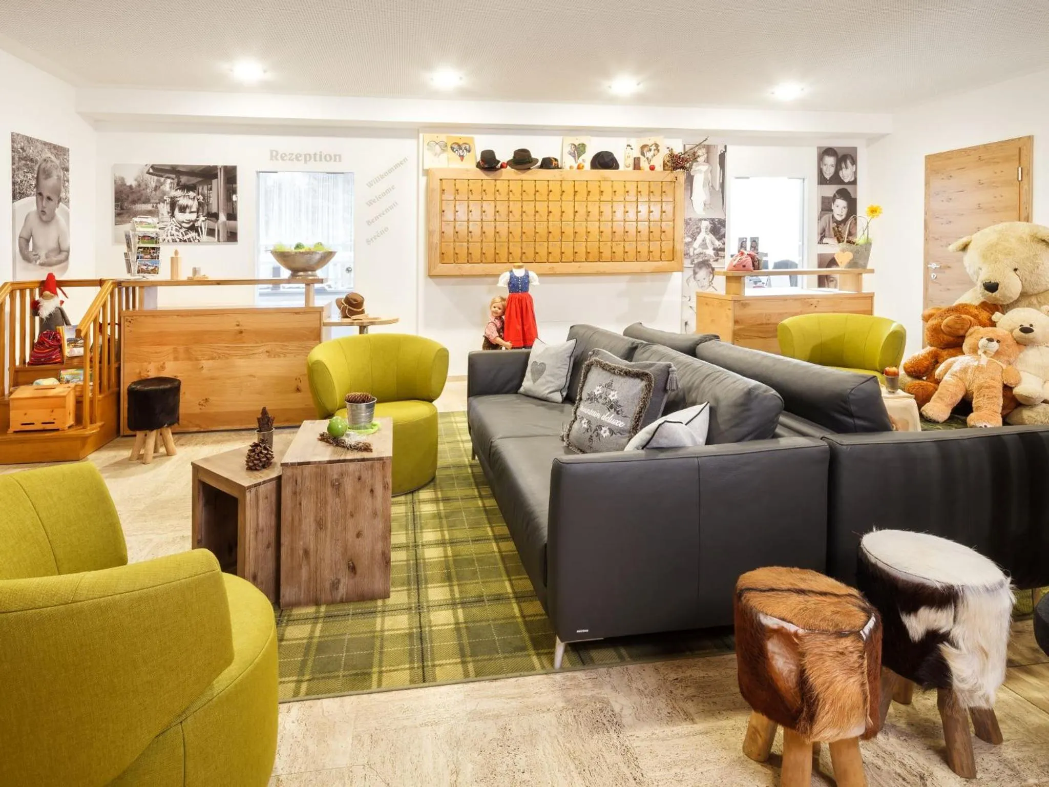 Lobby or reception in Familienhotel Hinteregger