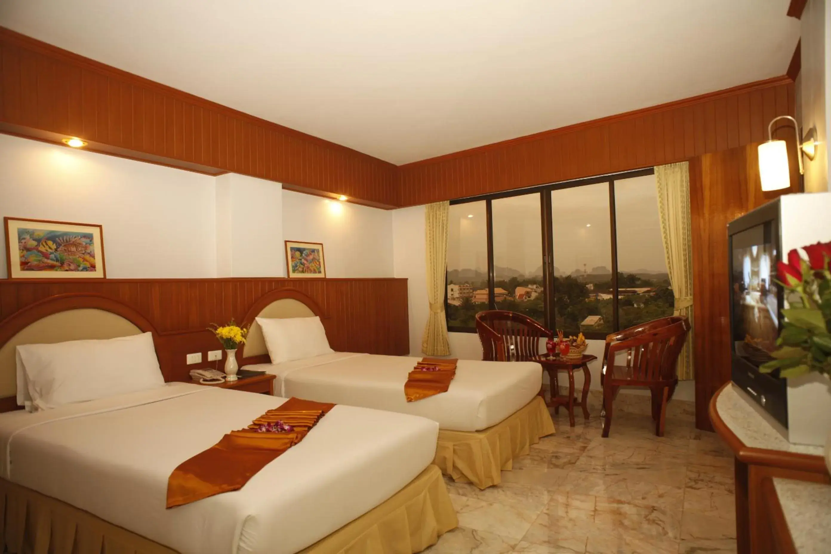 Bed in Boon Siam Hotel Bed in Boon Siam Hotel