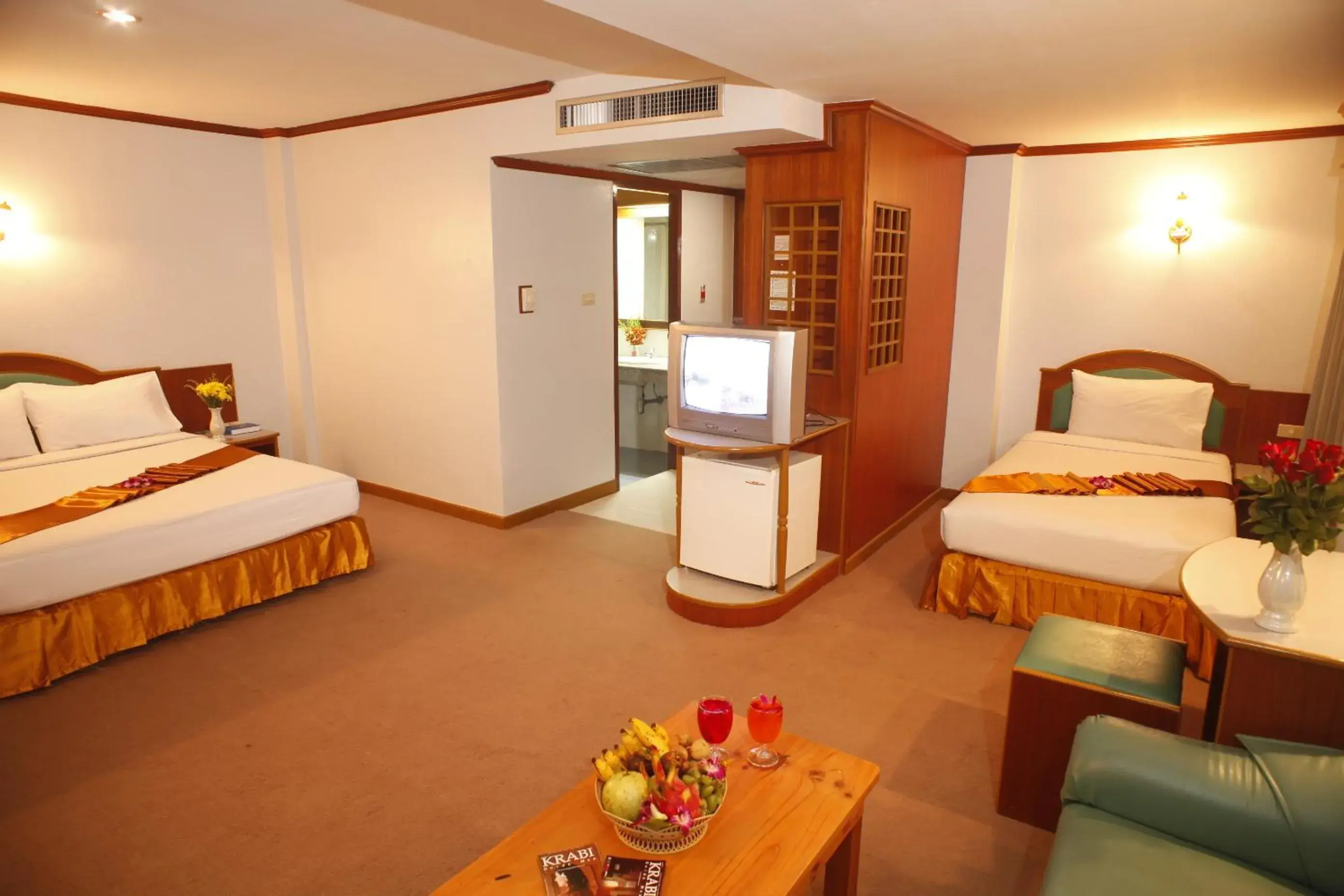 Bed in Boon Siam Hotel Bed in Boon Siam Hotel