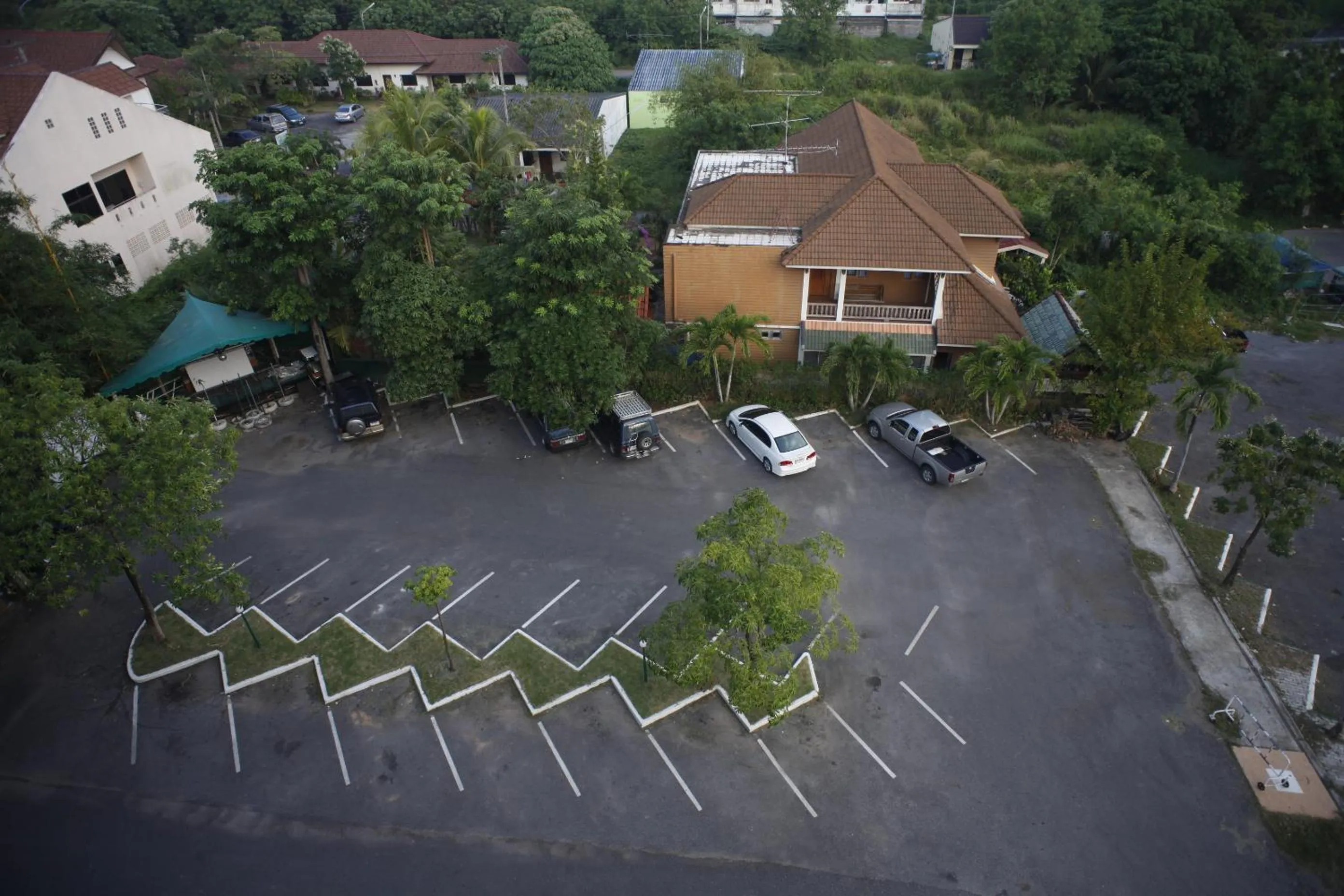 Bird's eye view in Boon Siam Hotel