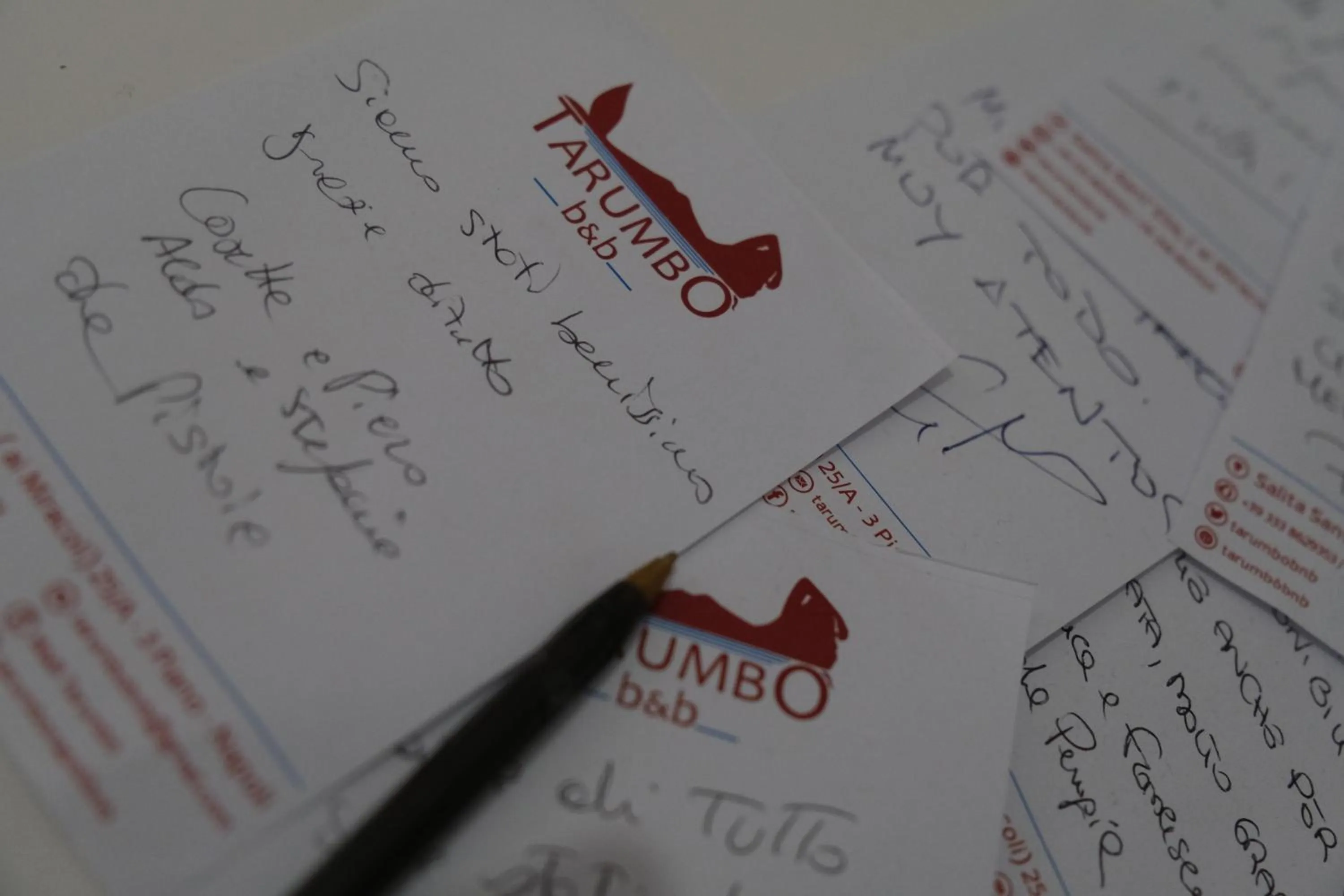 Guests in B&B Tarumbò