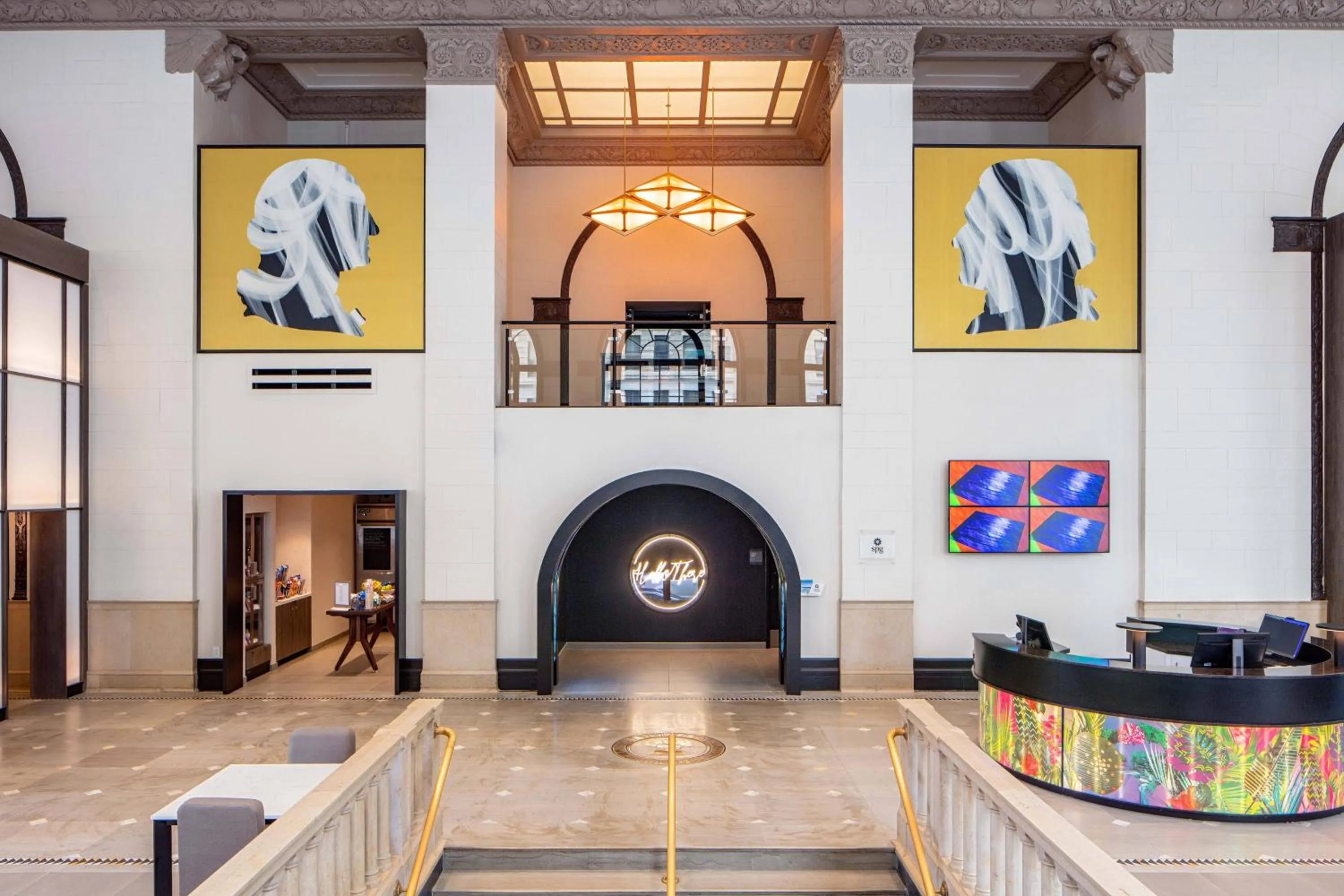 Lobby or reception in Aloft Philadelphia Downtown