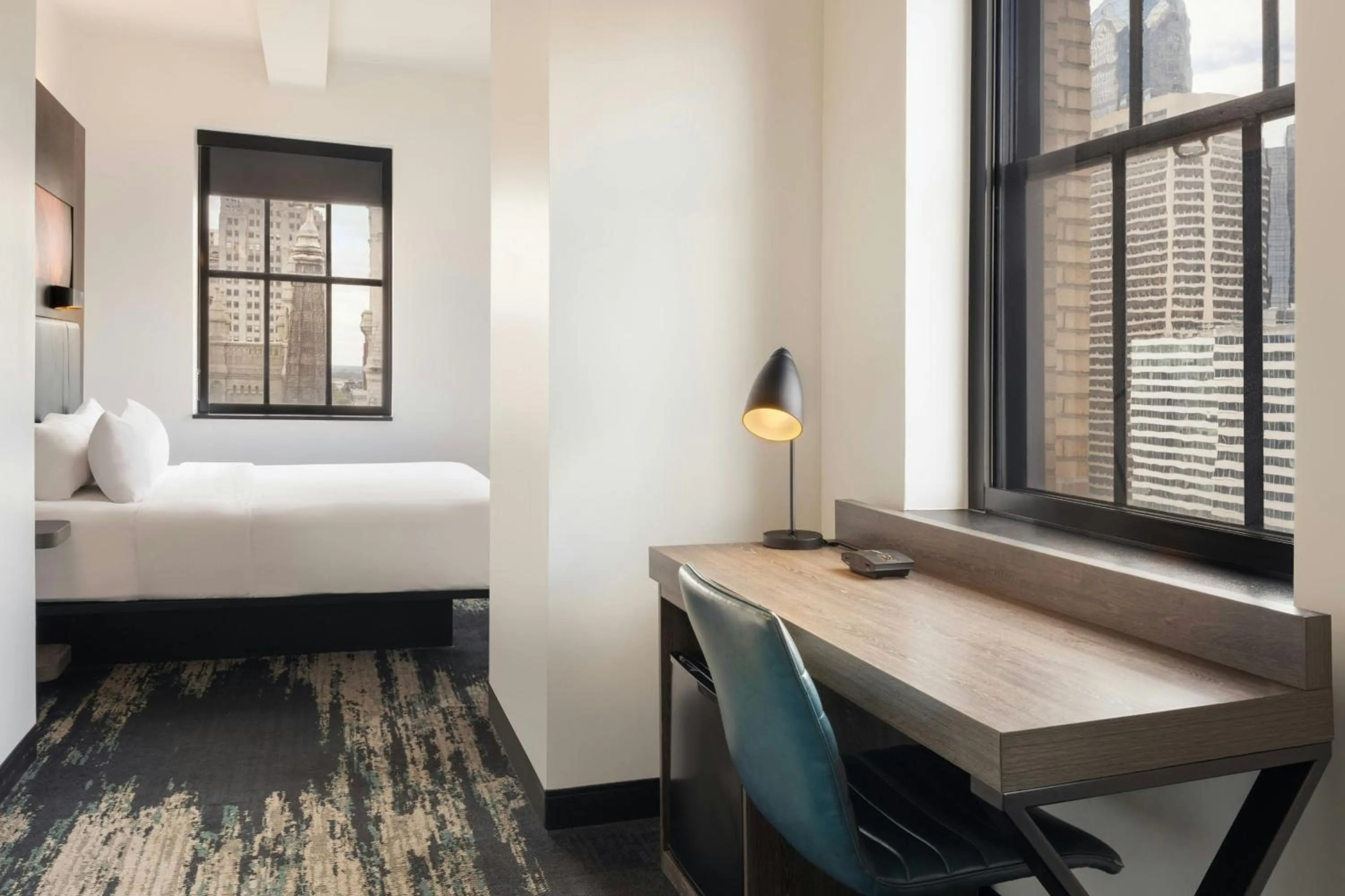 Photo of the whole room, Bed in Aloft Philadelphia Downtown