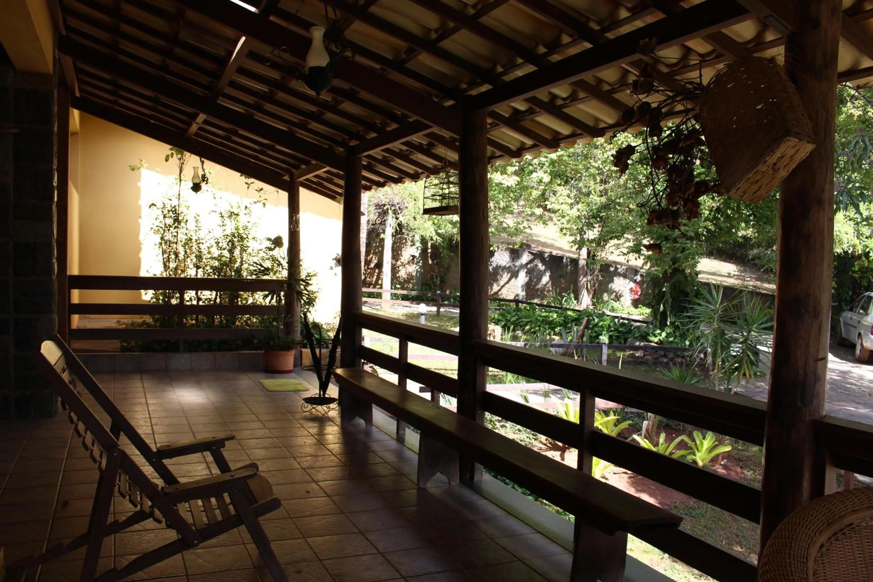 Balcony/Terrace in Pousada Lapa Grande