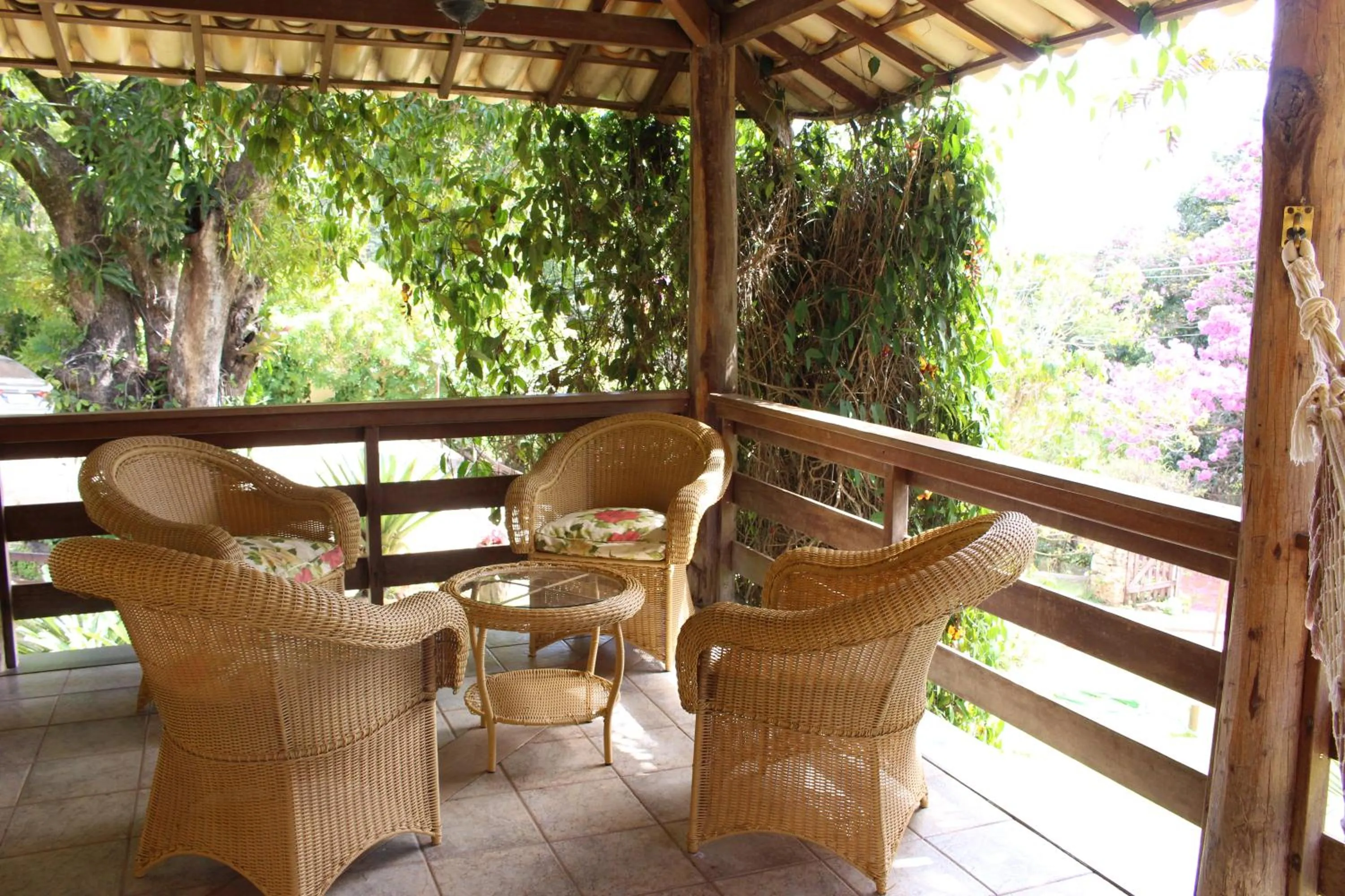 Balcony/Terrace in Pousada Lapa Grande
