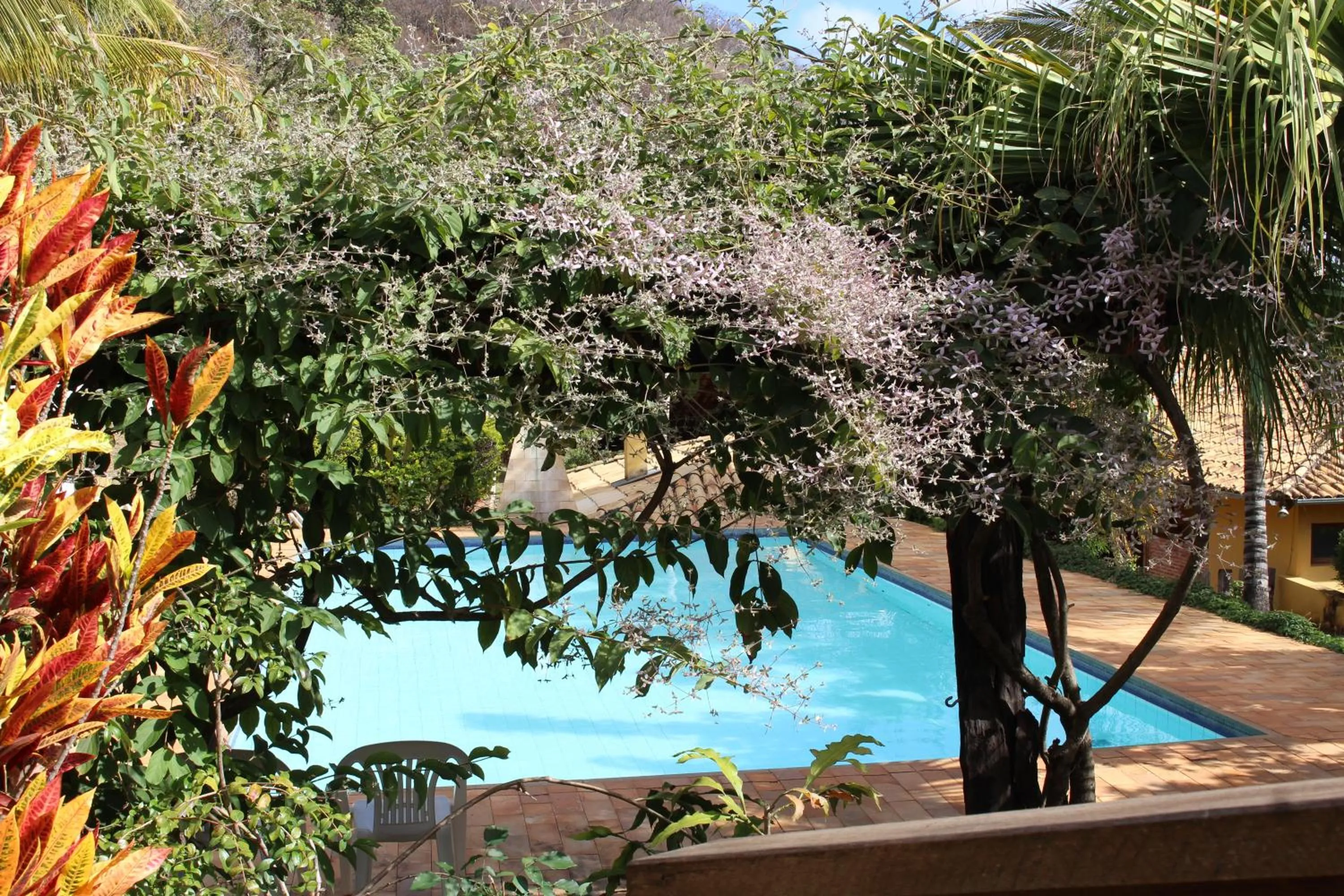 Pool view in Pousada Lapa Grande