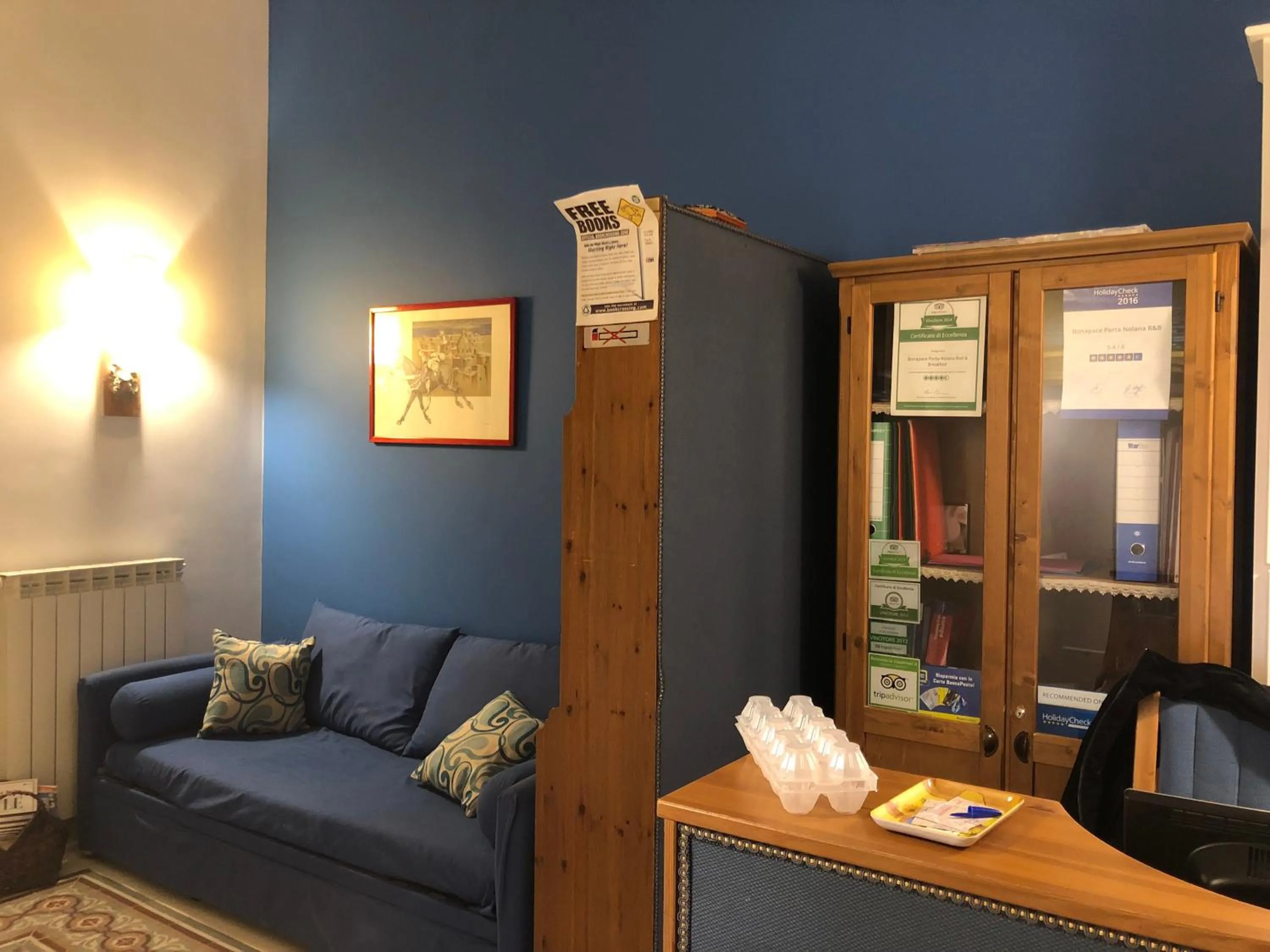 Lobby or reception in B&B Bonapace Portanolana