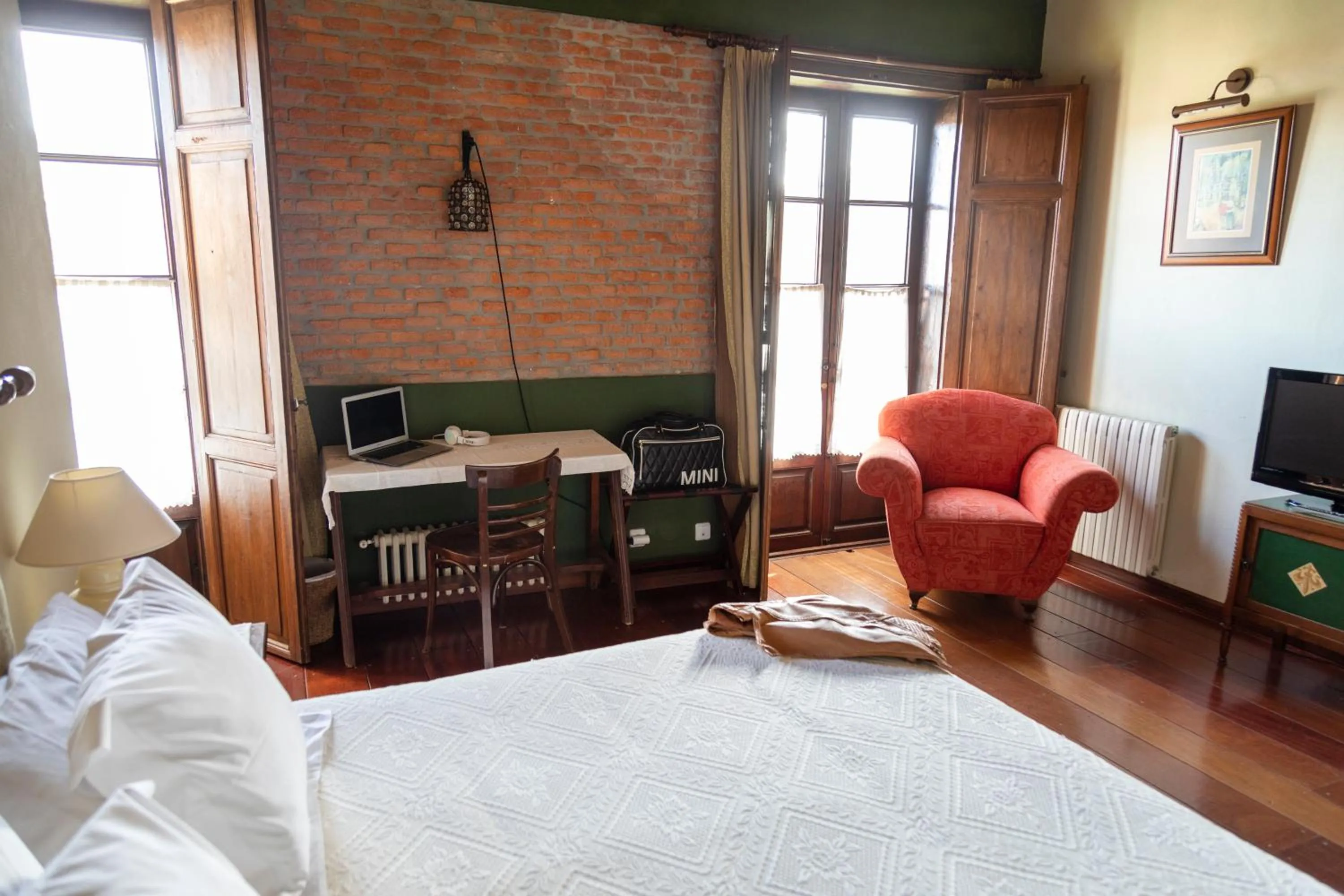 Bedroom, Bed in La Casona de Hermosa