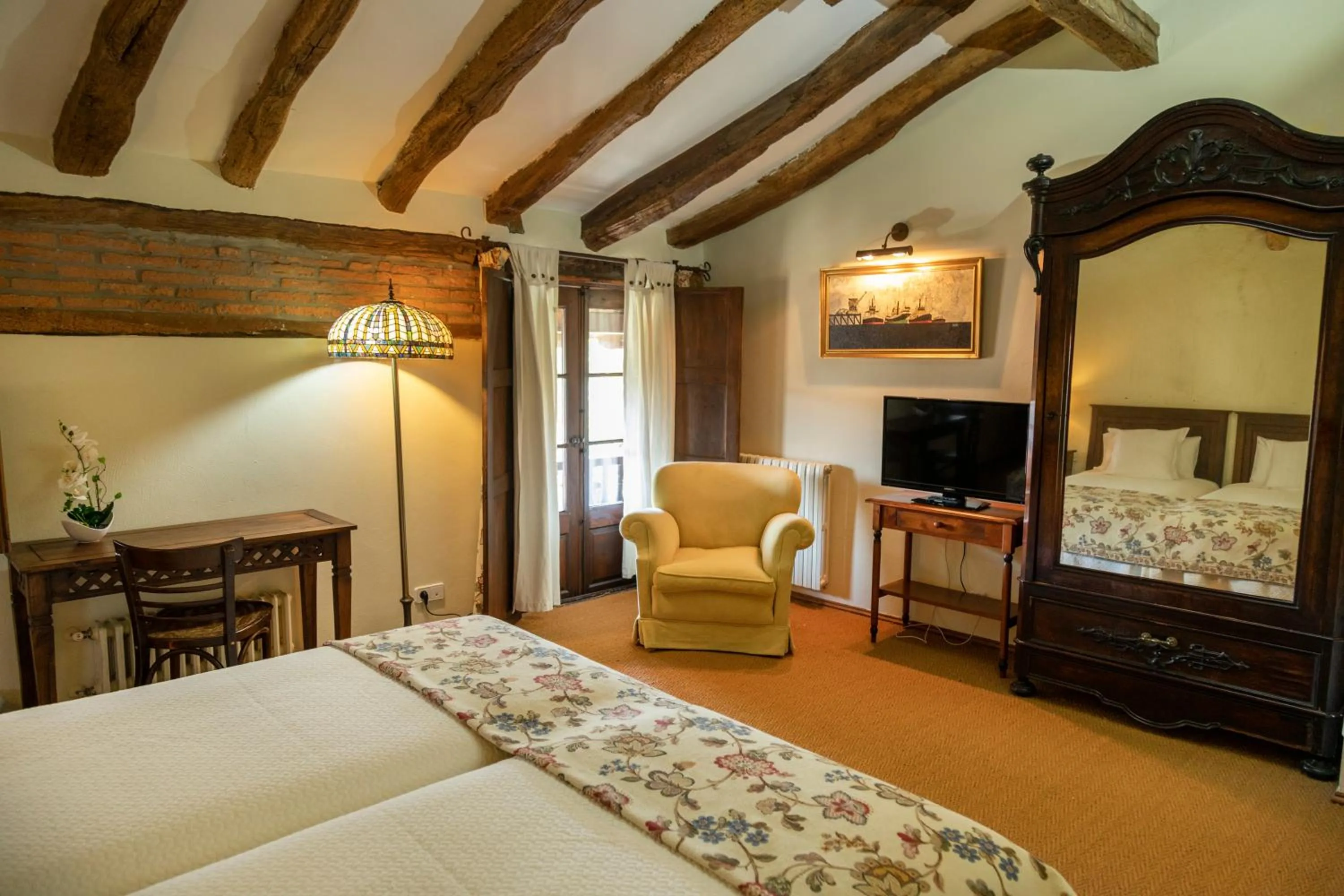 Bedroom, Bed in La Casona de Hermosa
