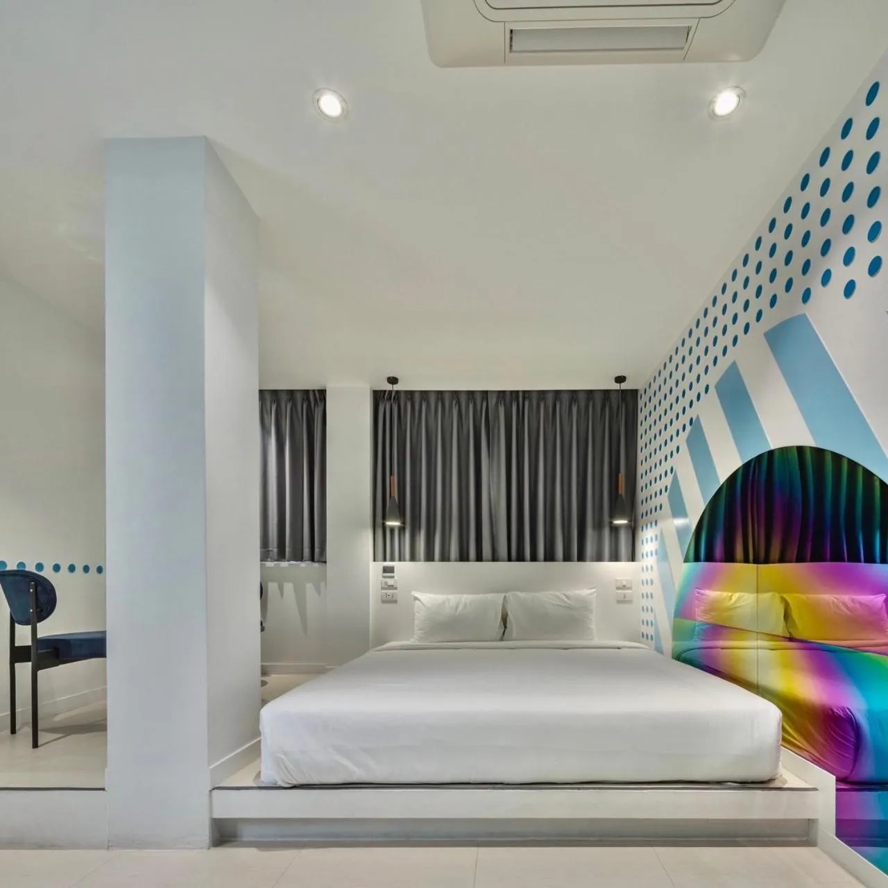 Photo of the whole room, Bed in Budacco The Living Place