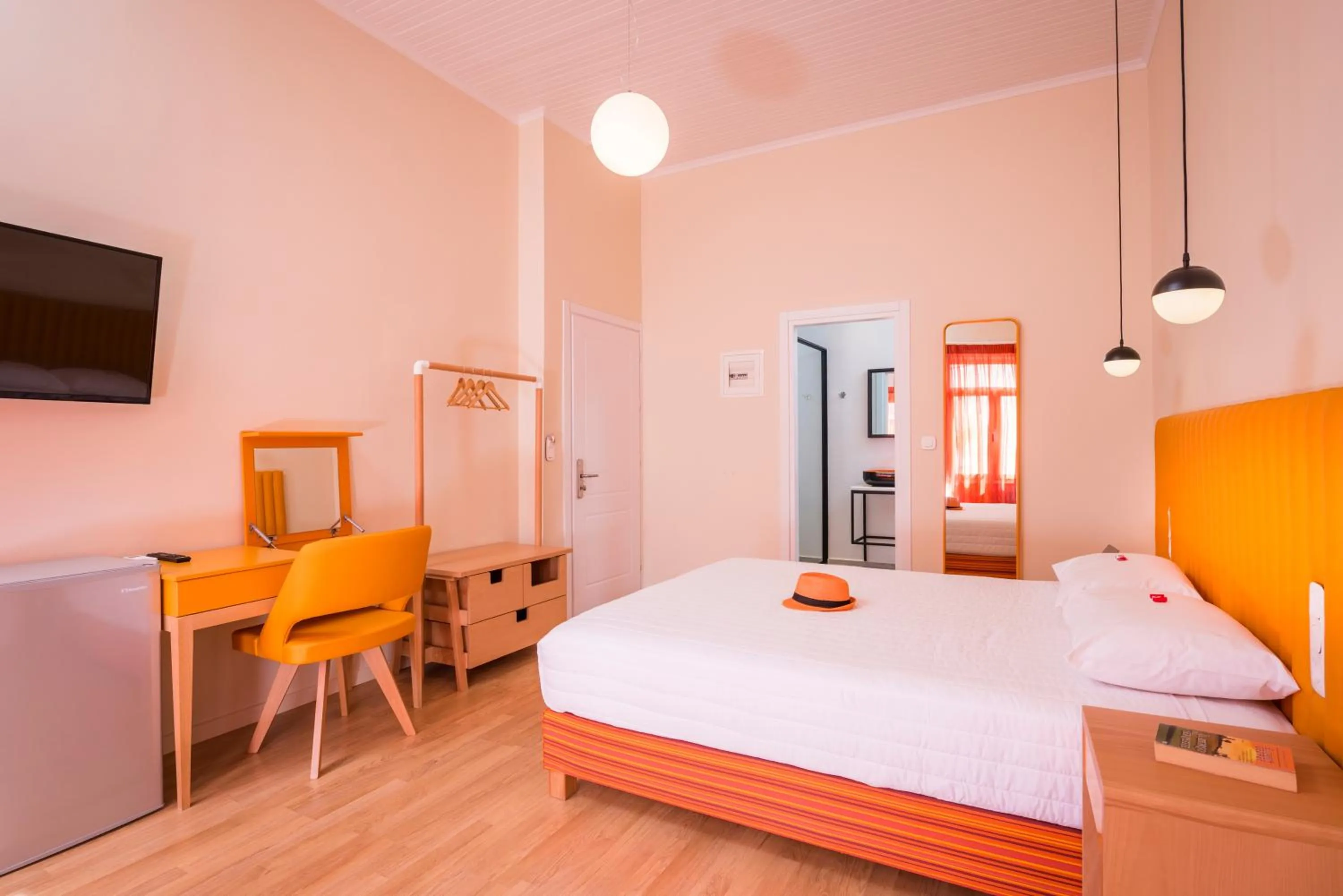 Bed in TheJoy City Suites