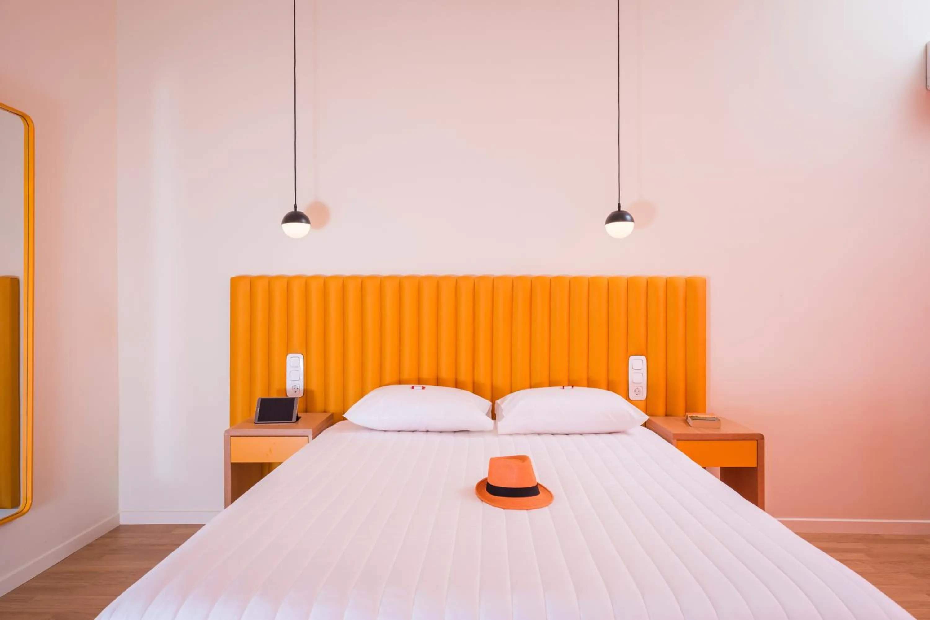 Bed in TheJoy City Suites