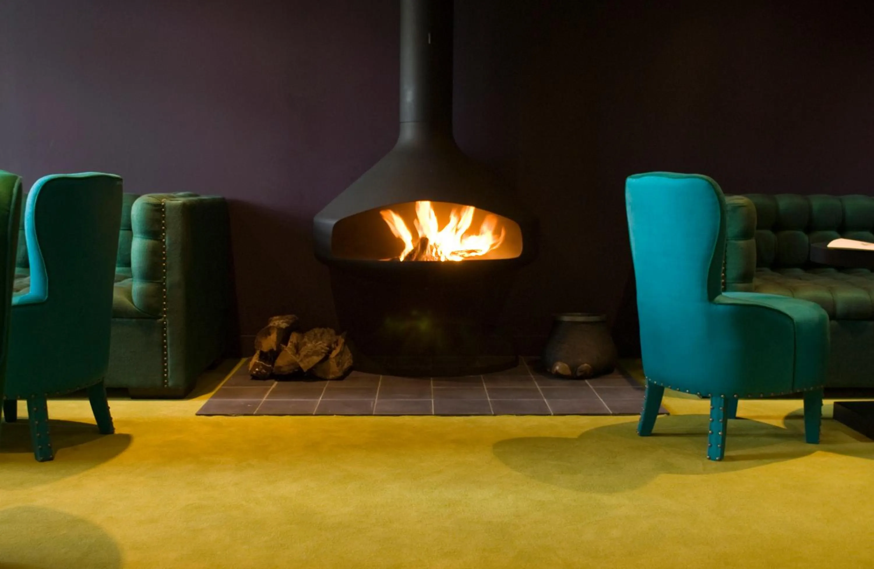 Living room in Hôtel Ville d'Hiver