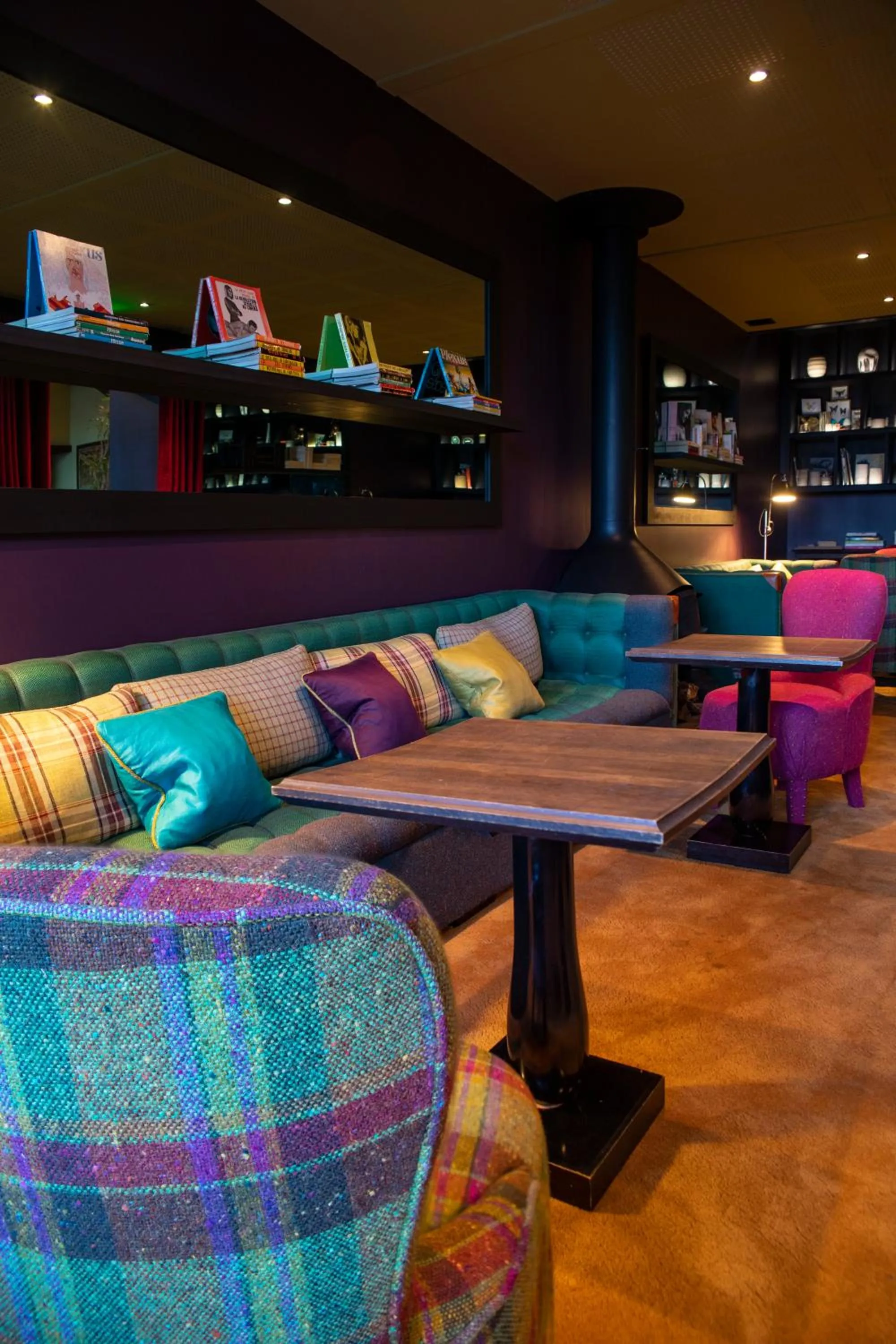 Living room in Hôtel Ville d'Hiver