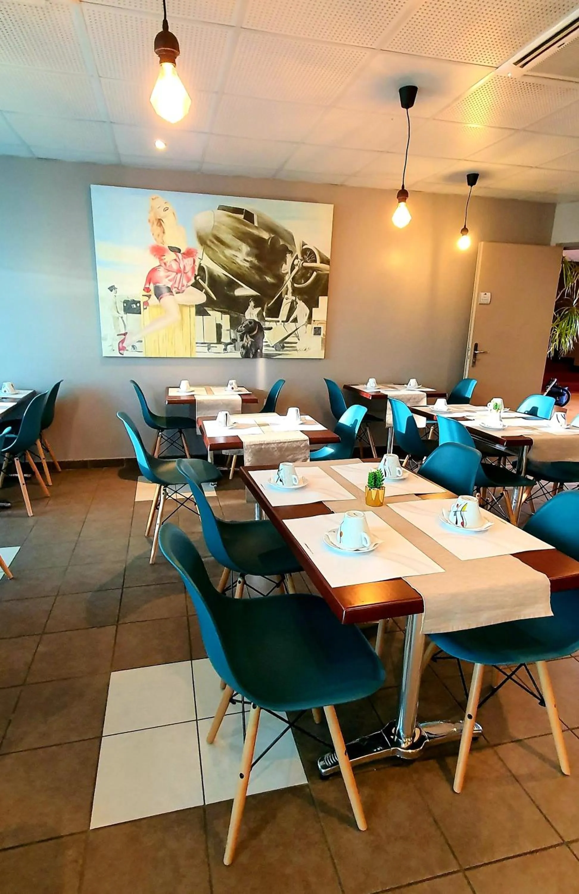 Decorative detail in The Originals Boutique, Hôtel Le Cap, Gap Sud