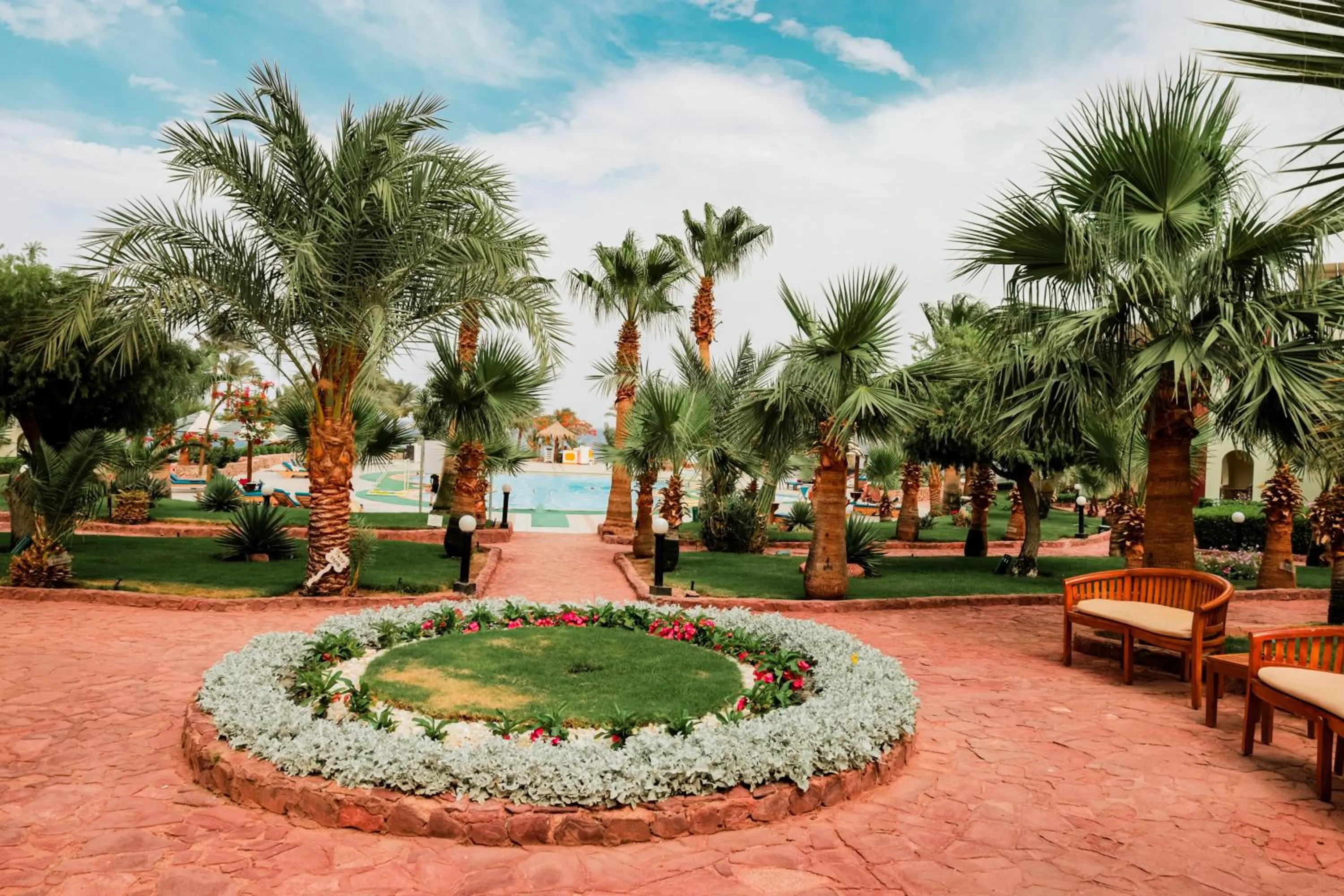 Garden in Tropitel Dahab Oasis