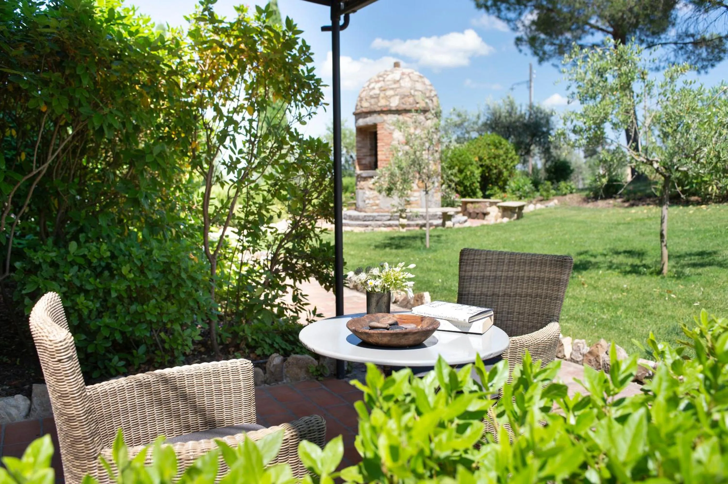 Seating area in Locanda Le Piazze