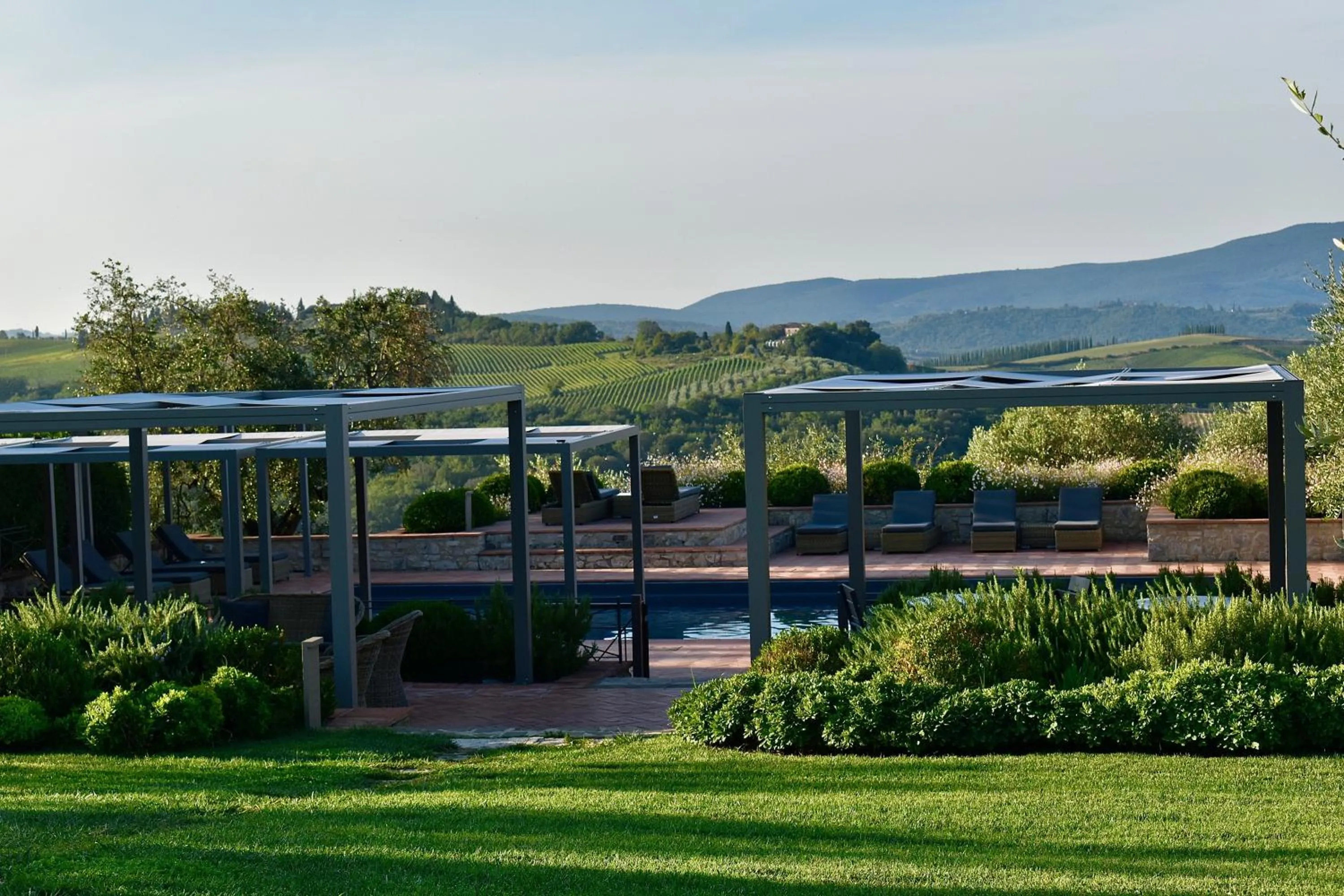 Swimming pool in Locanda Le Piazze