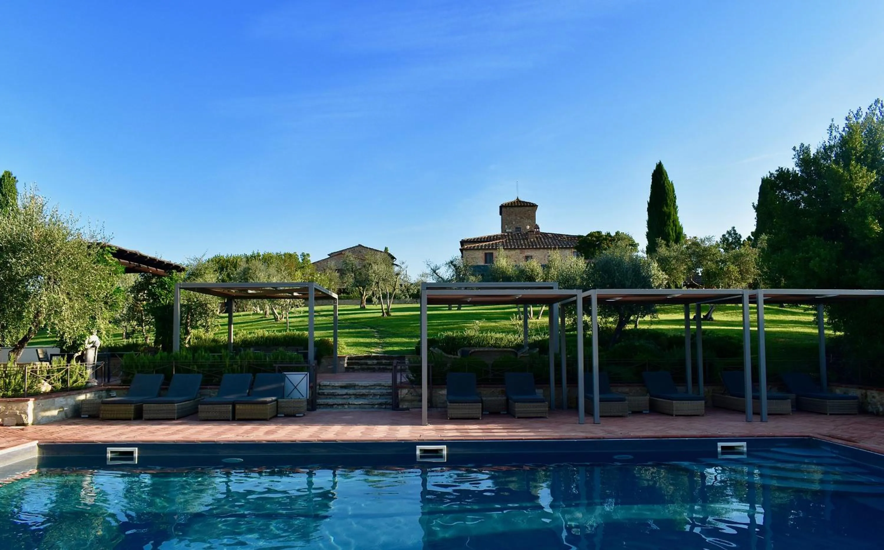 Swimming pool in Locanda Le Piazze