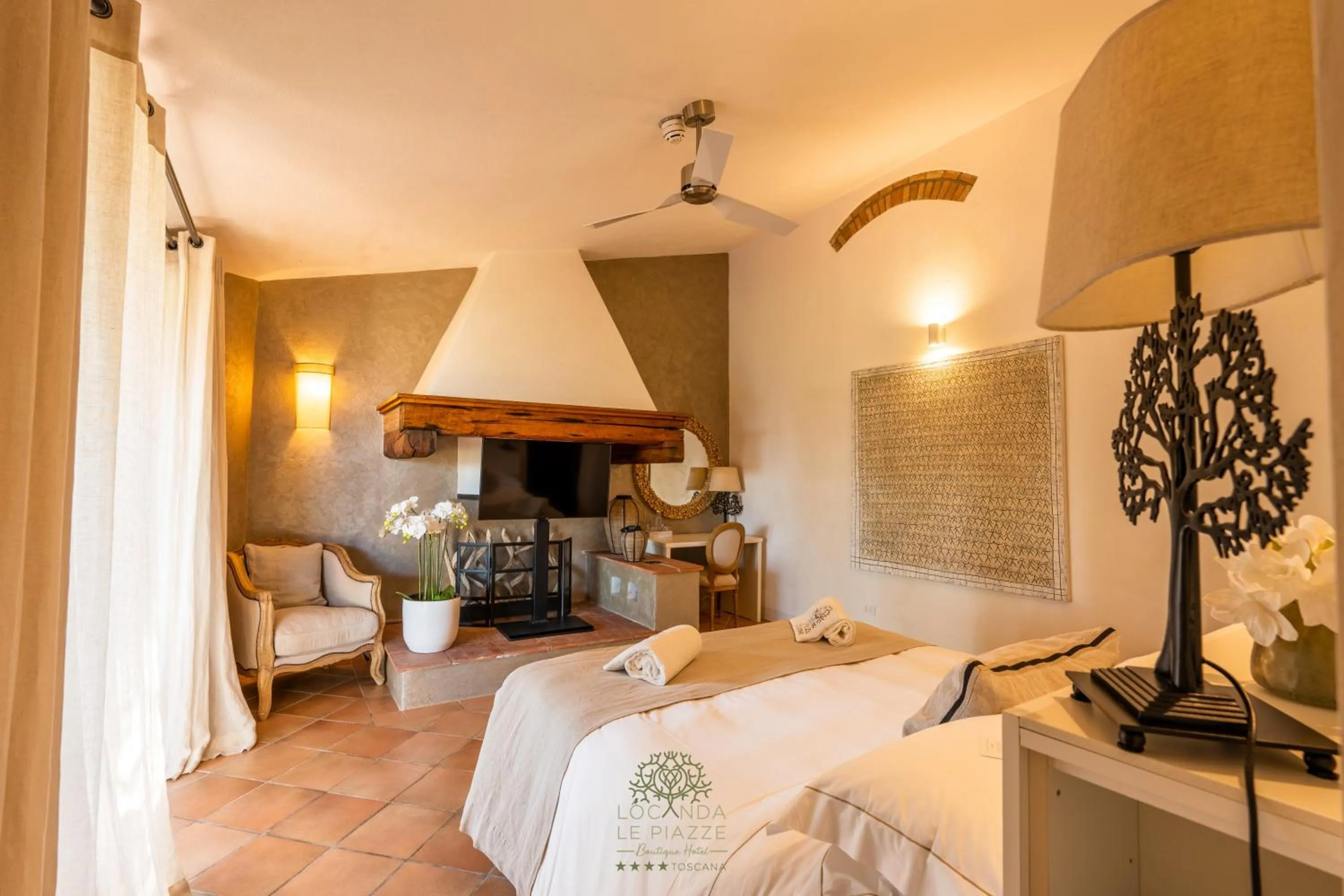 Bedroom, Bed in Locanda Le Piazze