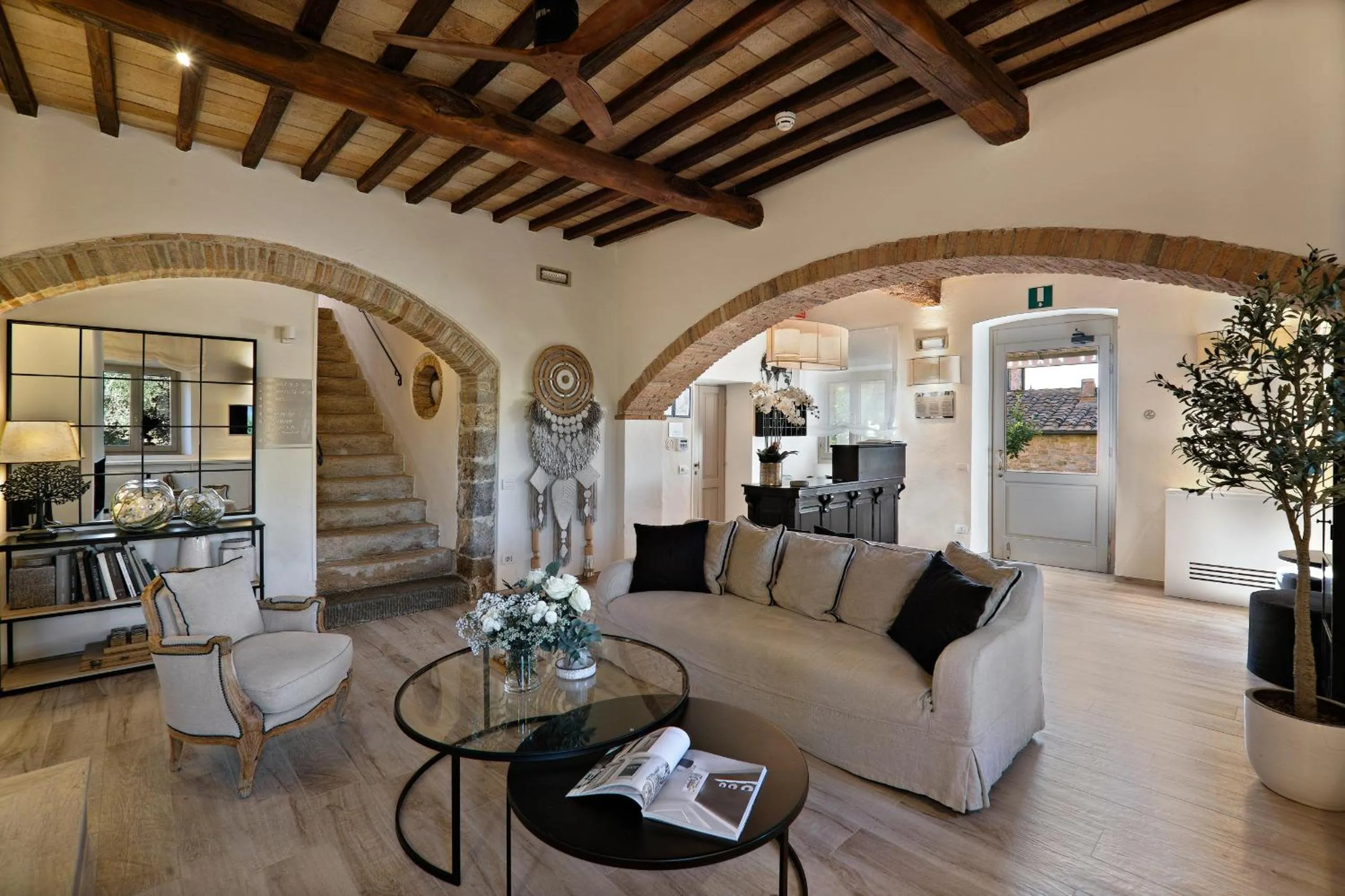 Lobby or reception in Locanda Le Piazze