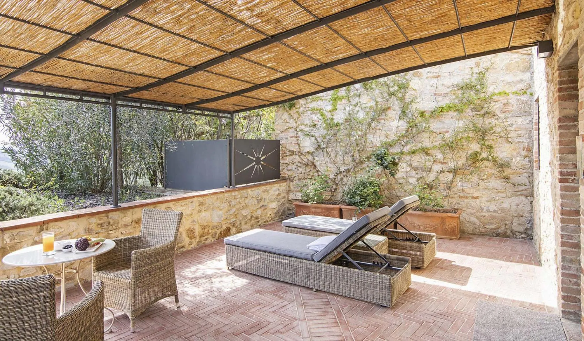 Patio in Locanda Le Piazze