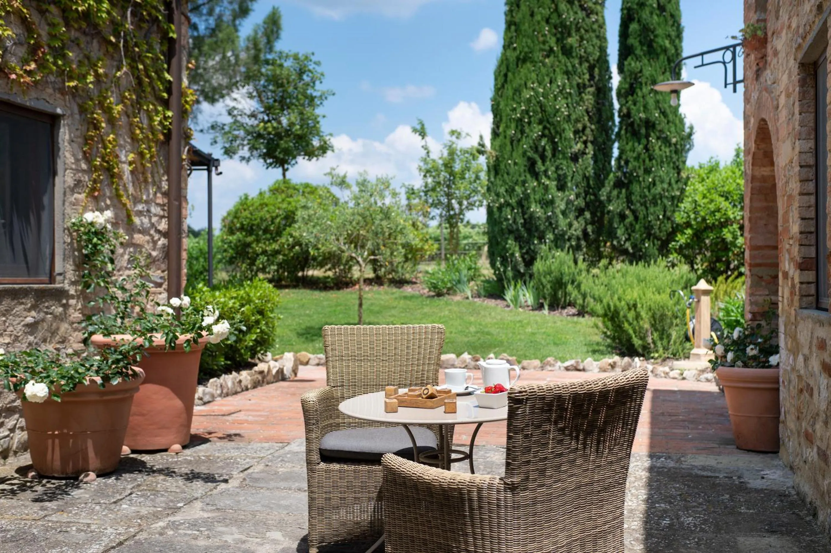 Seating area in Locanda Le Piazze